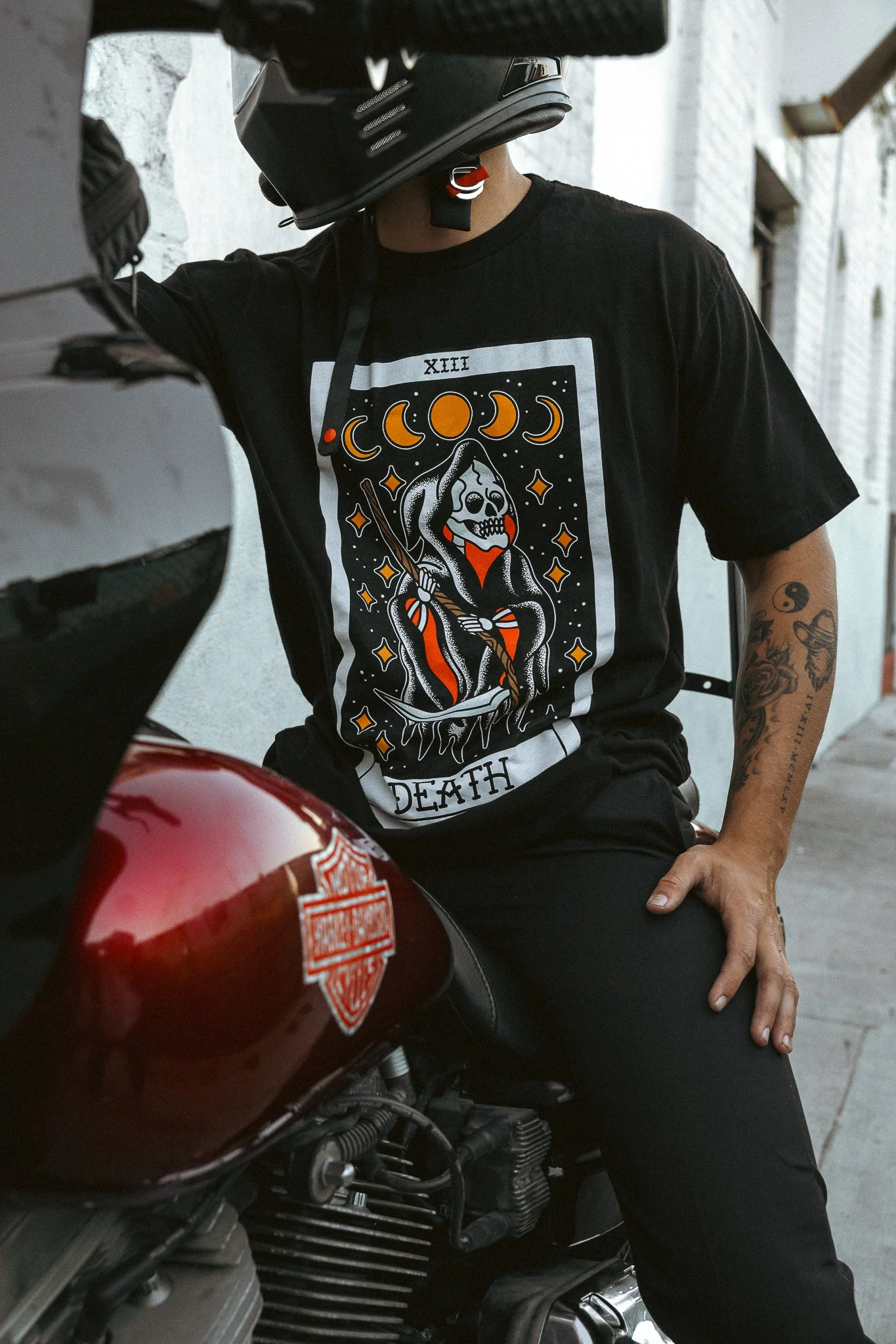 American Traditional Death Tarot Tee - Image 10