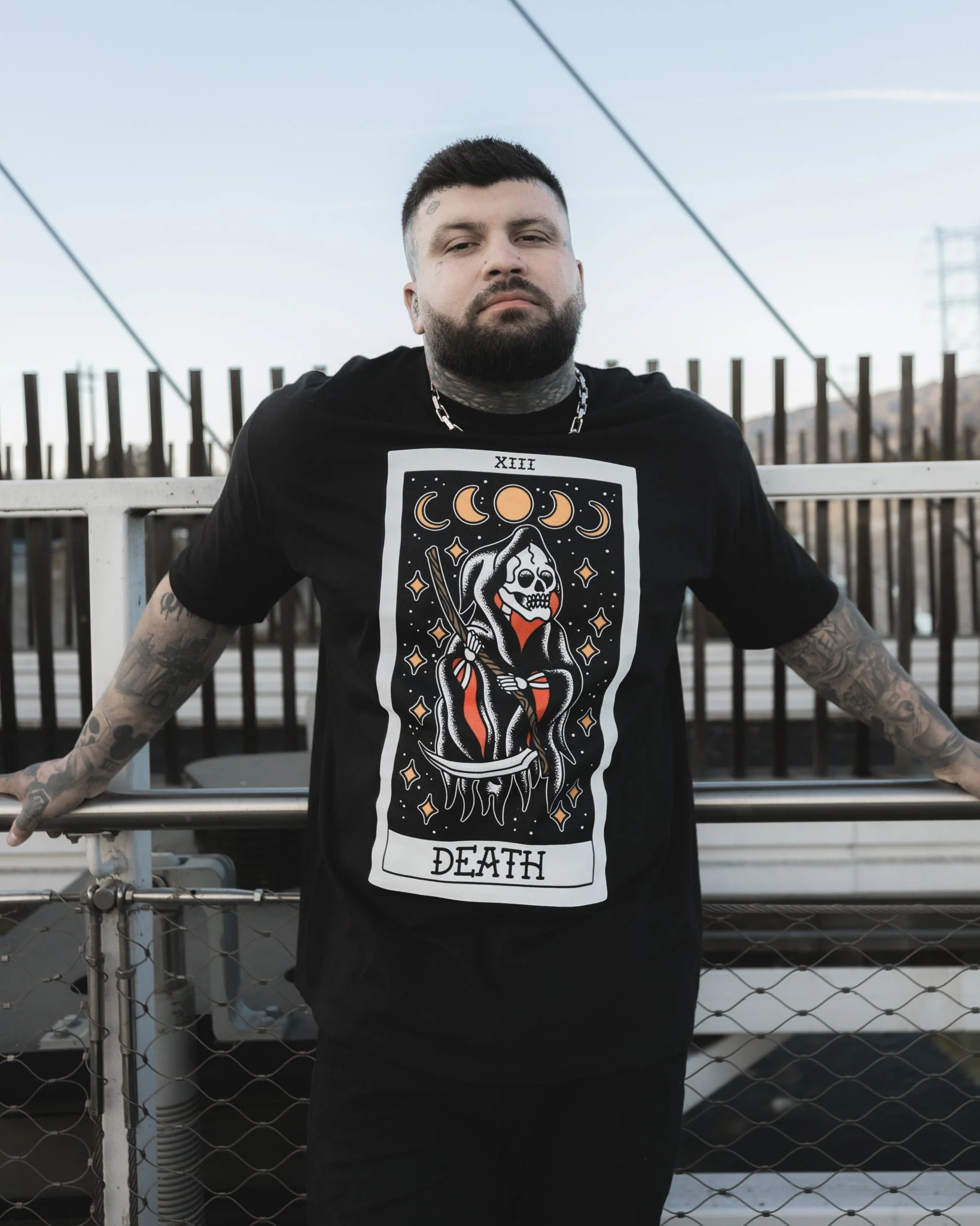 American Traditional Death Tarot Tee - Image 3