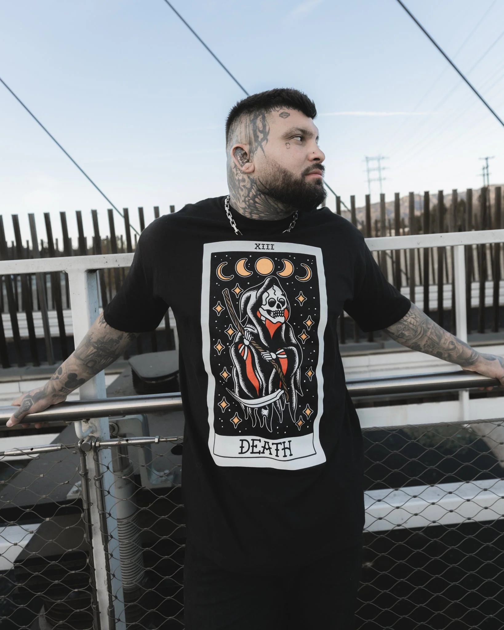 American Traditional Death Tarot Tee - Image 4