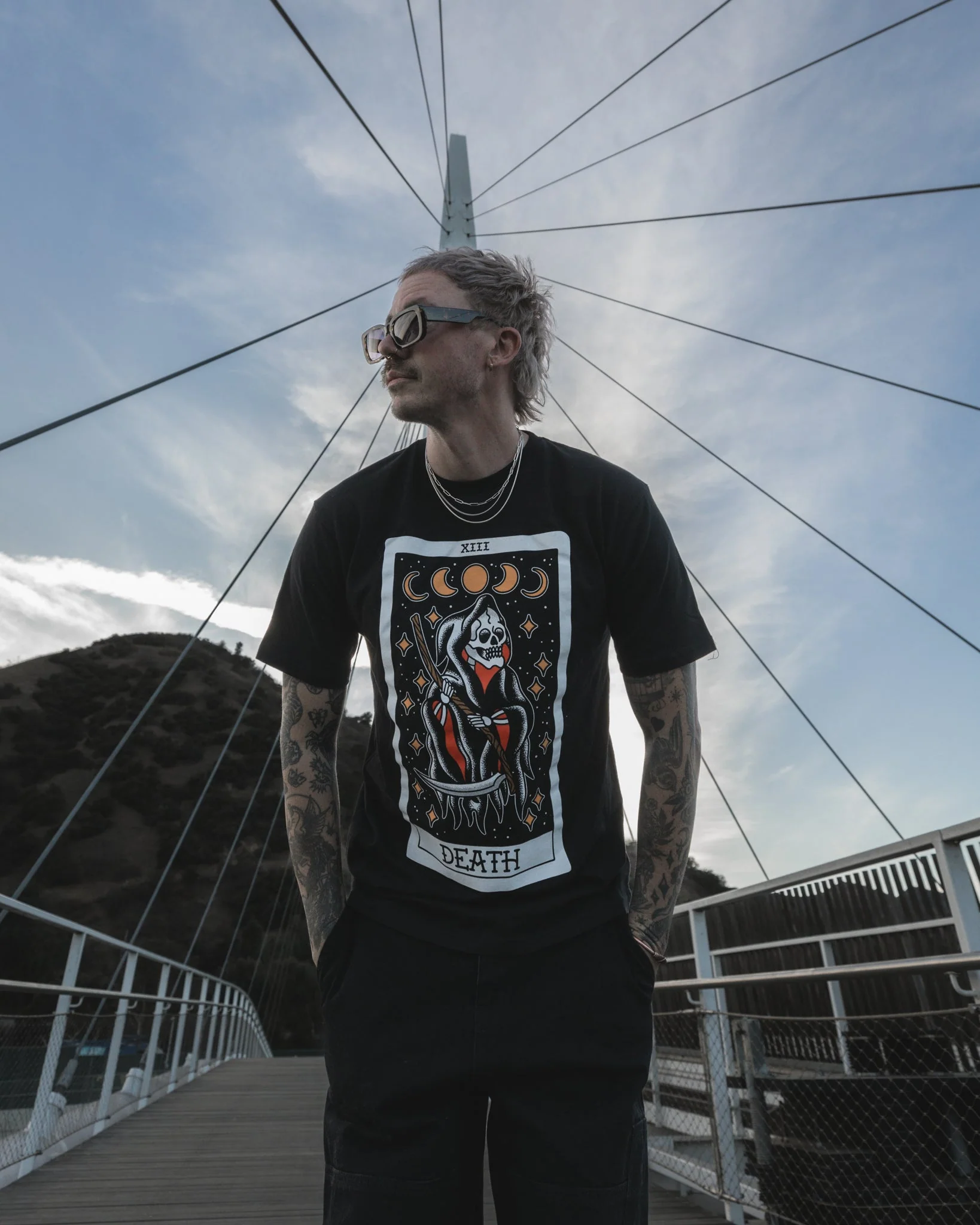 American Traditional Death Tarot Tee - Image 7