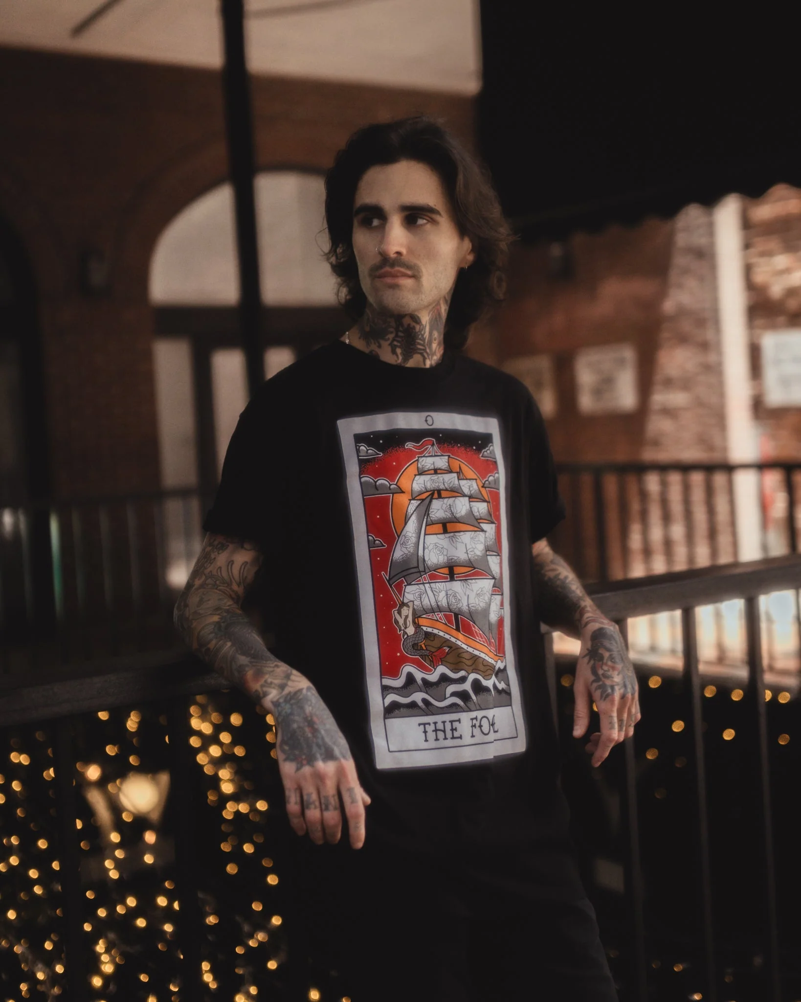American Traditional Fool Tarot Tee - Image 3