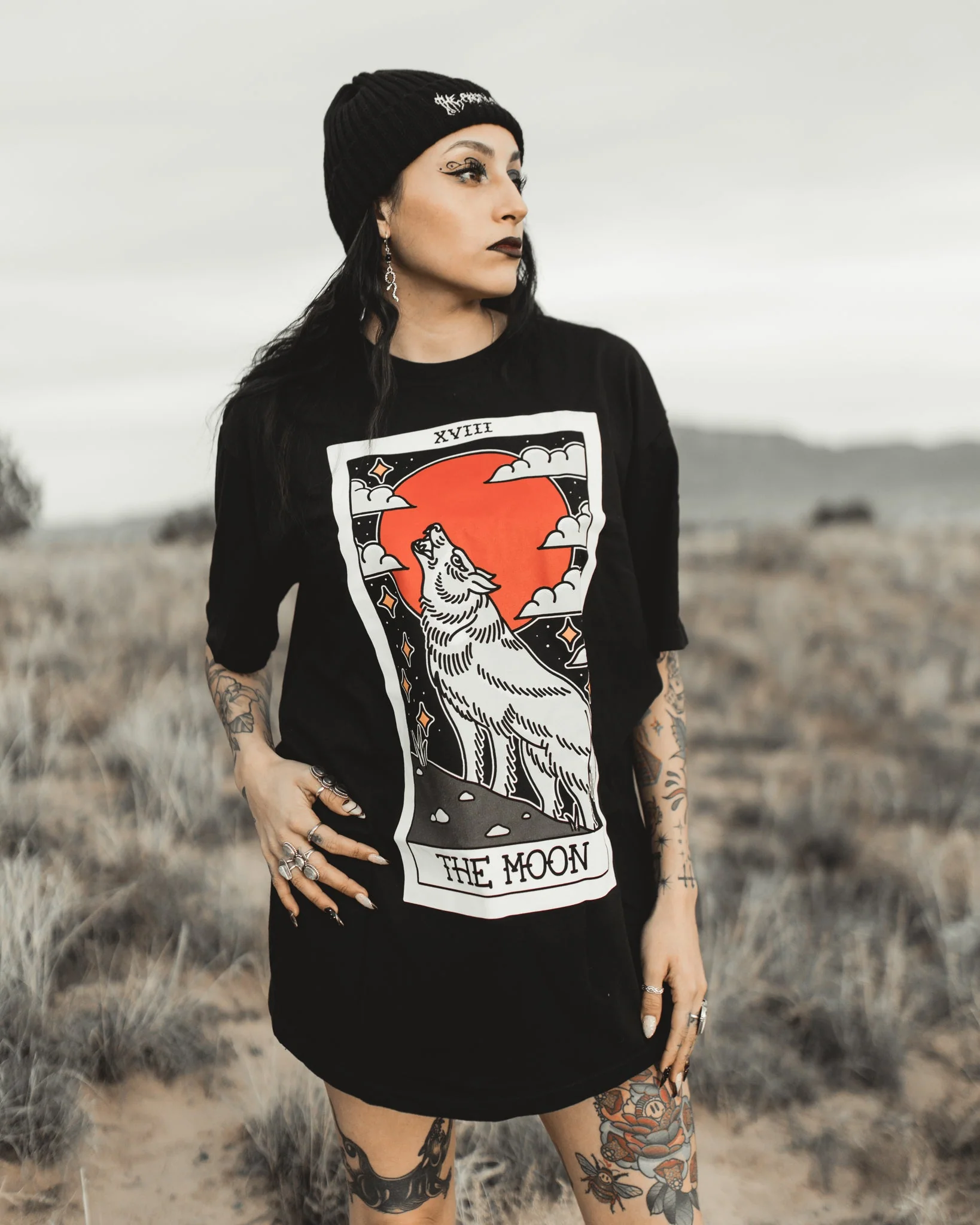 American Traditional Moon Tarot Tee - Image 2