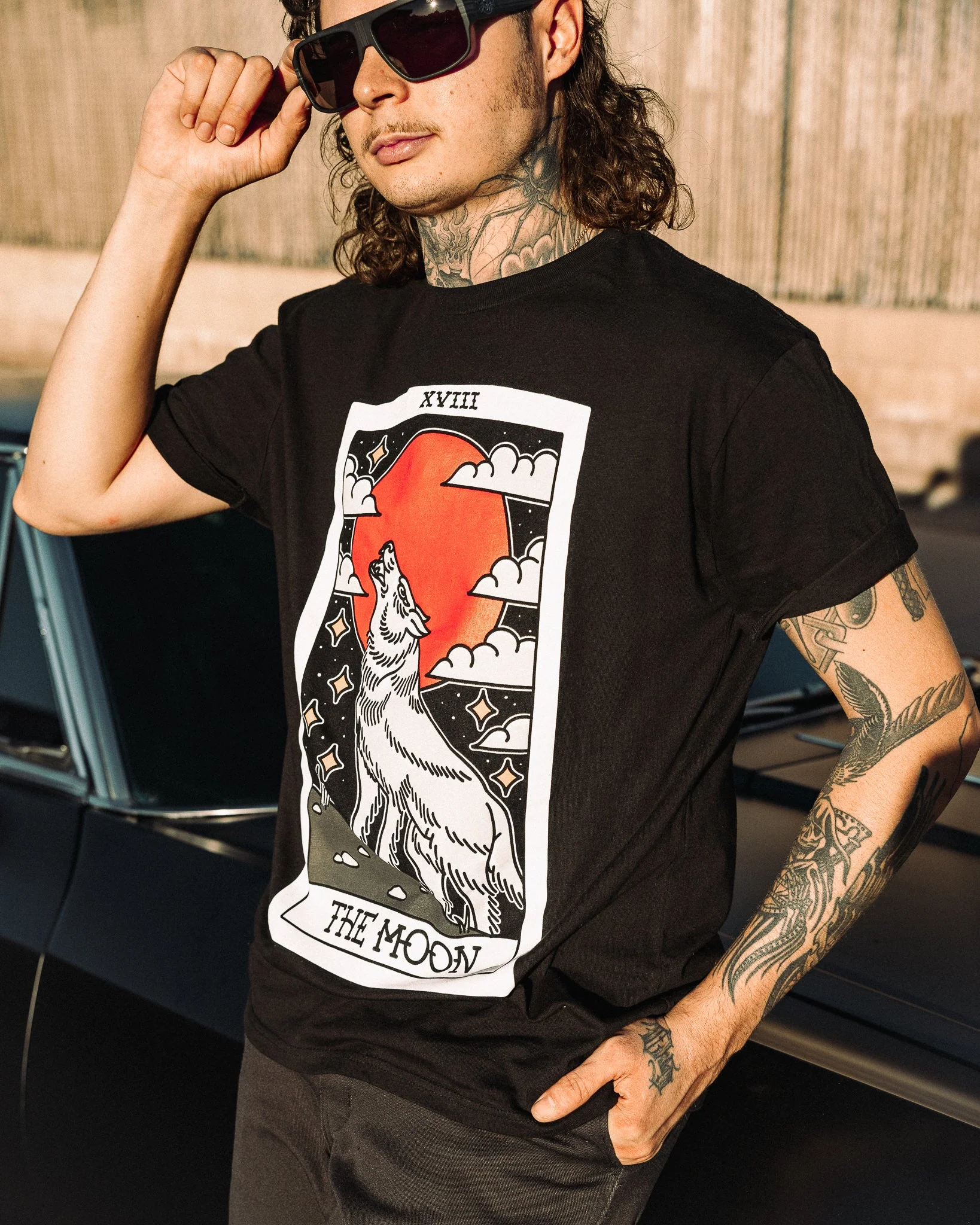 American Traditional Moon Tarot Tee - Image 6
