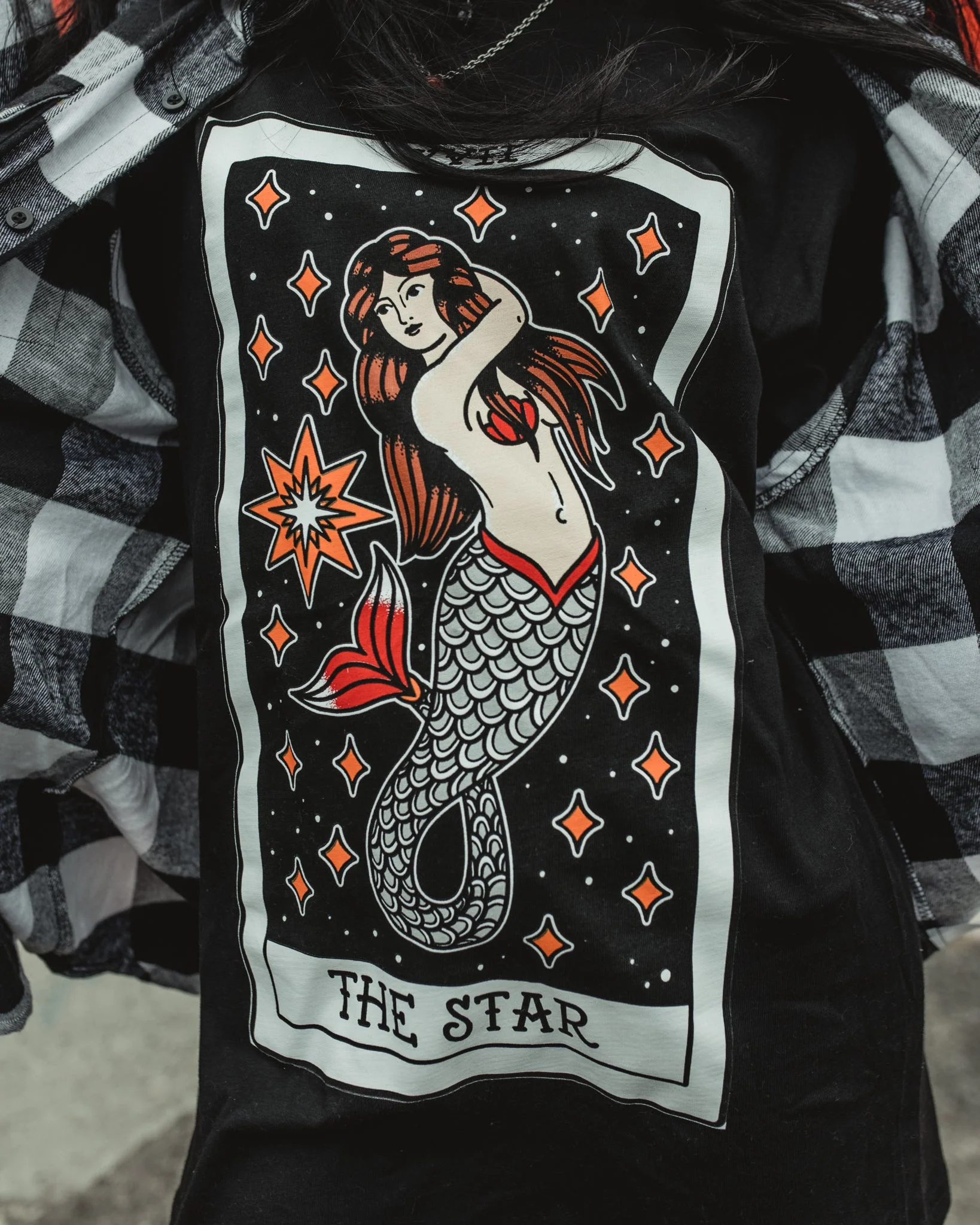 American Traditional Star Tarot Tee - Image 2