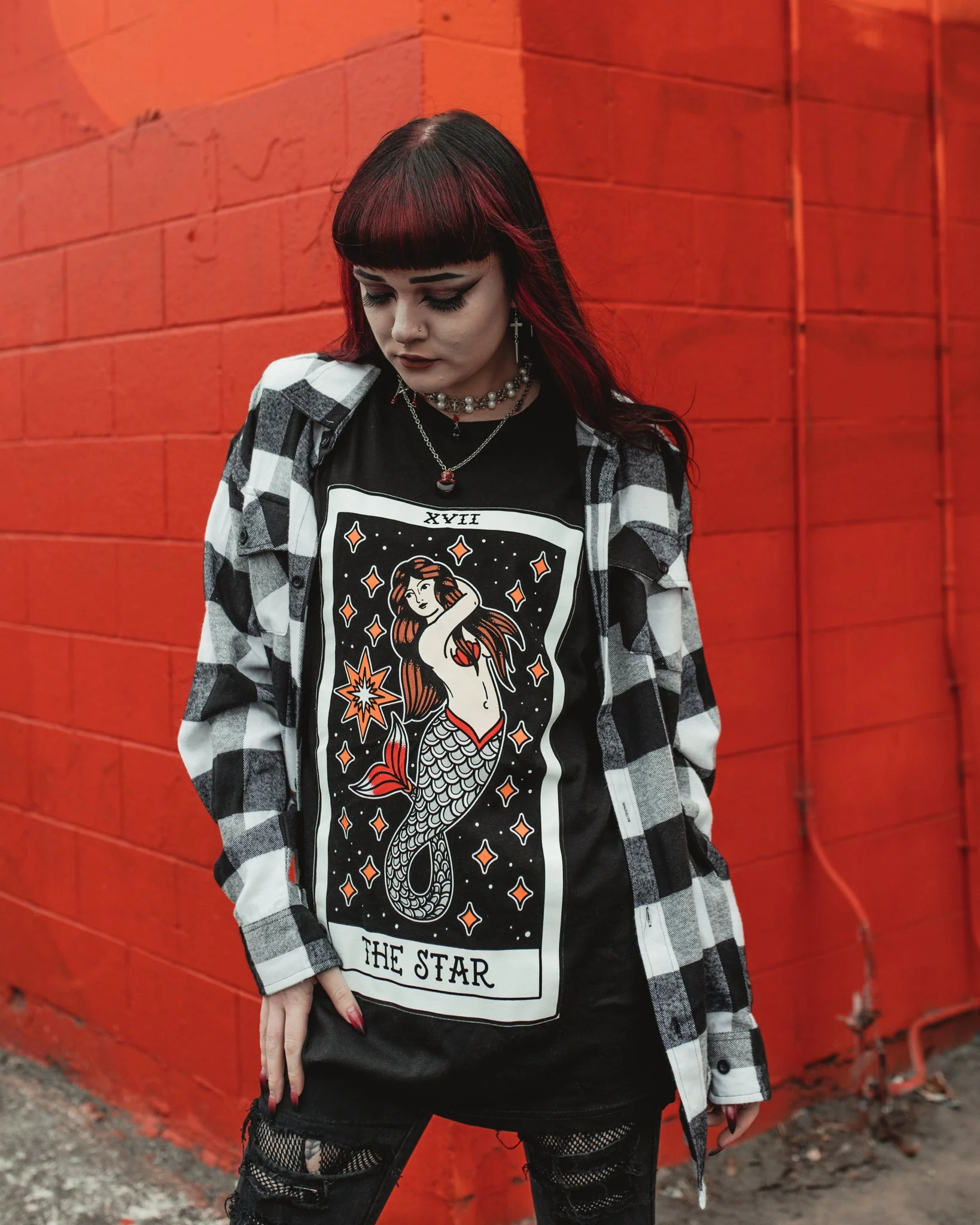 American Traditional Star Tarot Tee - Image 3