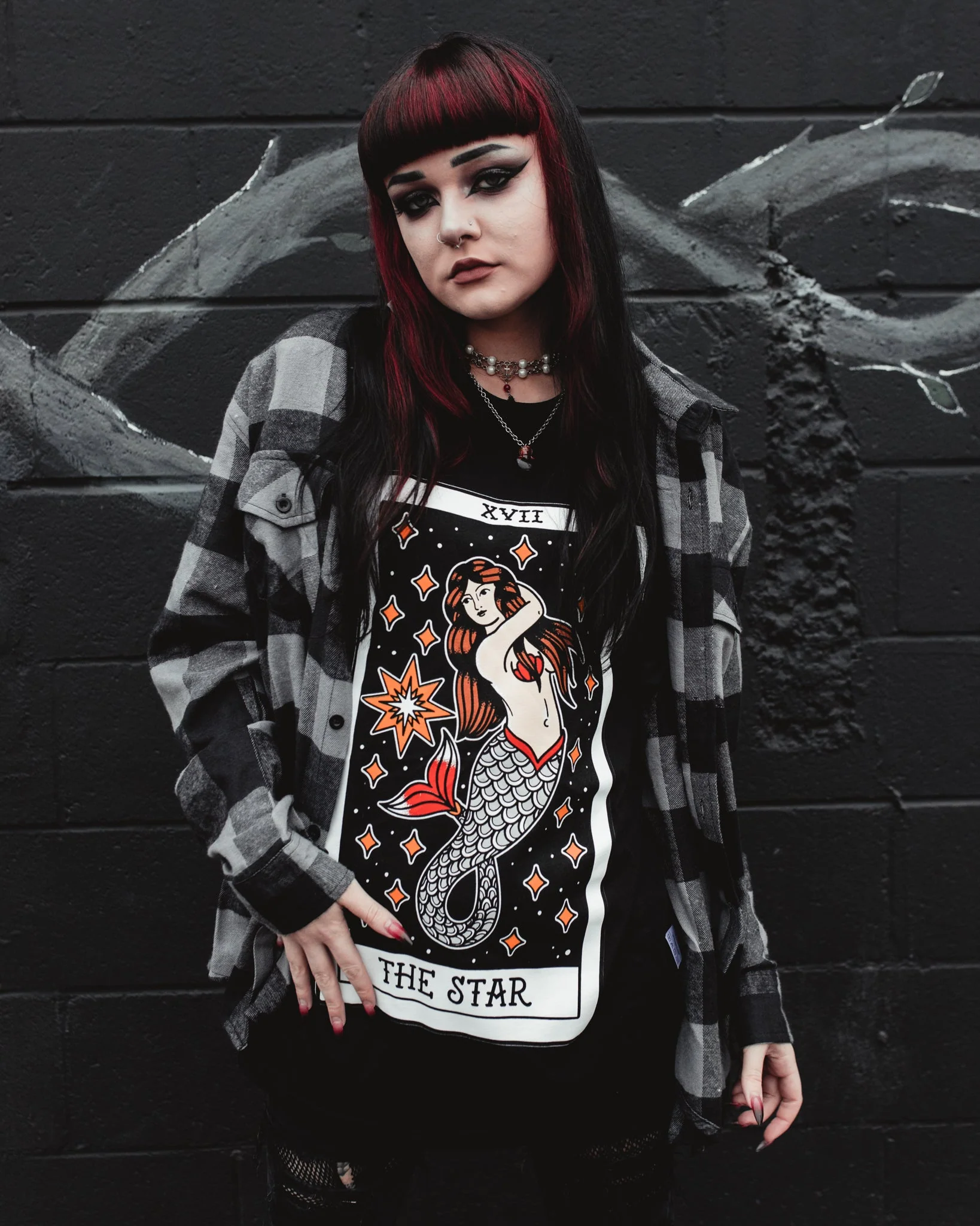 American Traditional Star Tarot Tee - Image 4