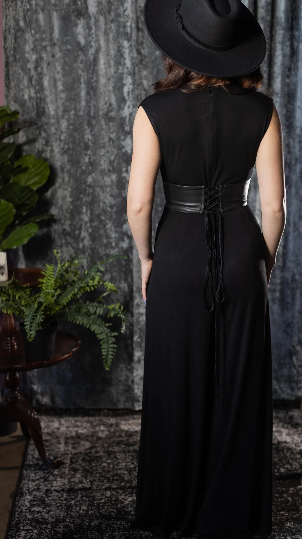 Baudelaire - Ever Haunting Corset Waist Jersey JUMPSUIT - READY TO SHIP - Image 4
