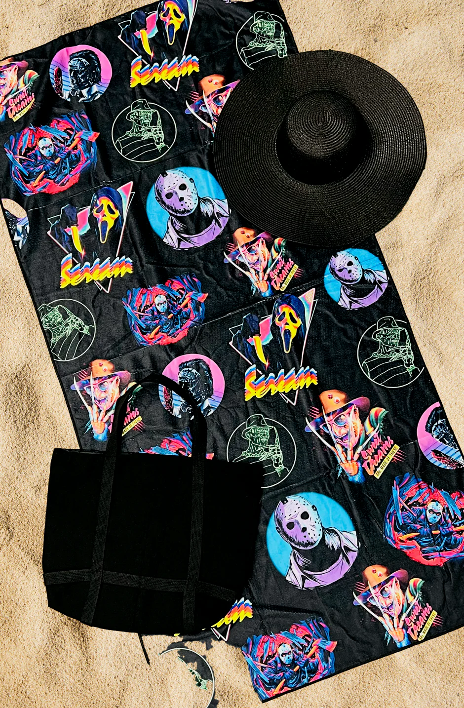 Beach Towel - 80s Horror