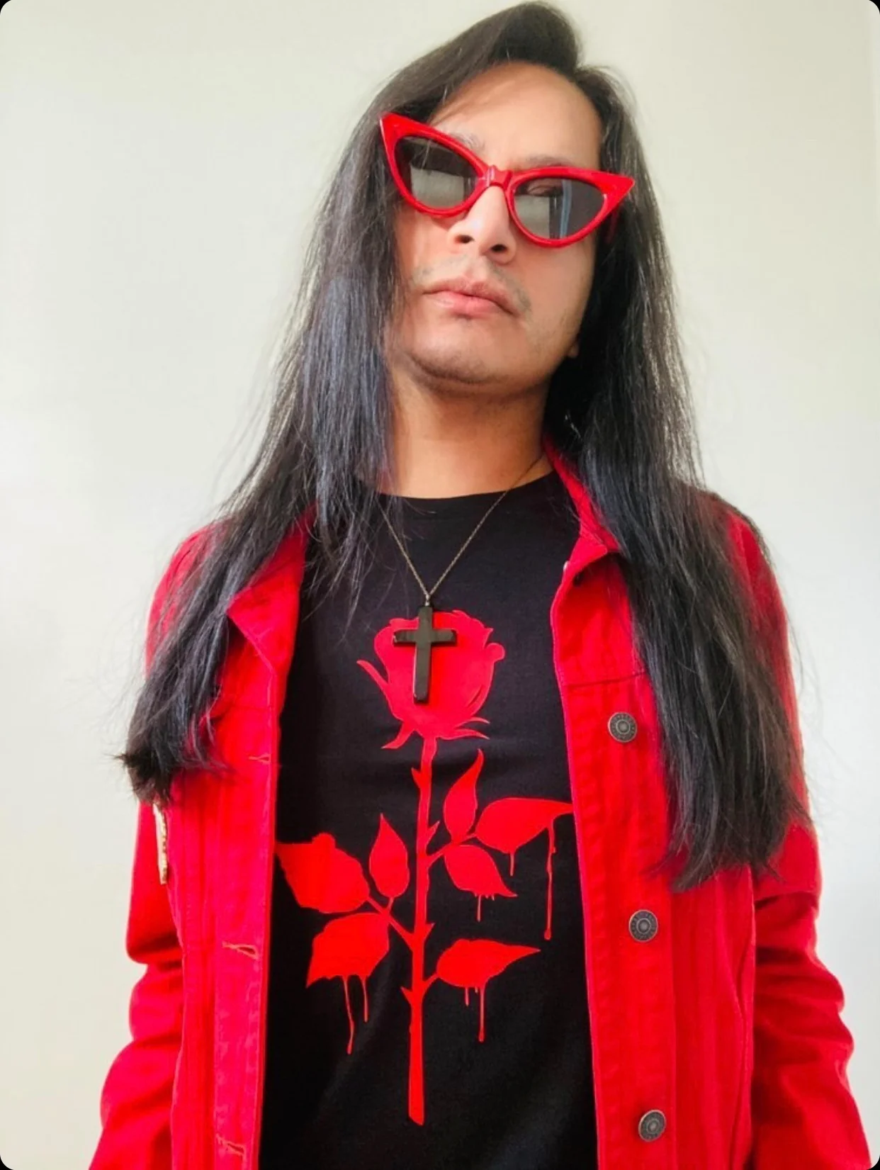 Blood Dripping Rose T-Shirt - Image 4