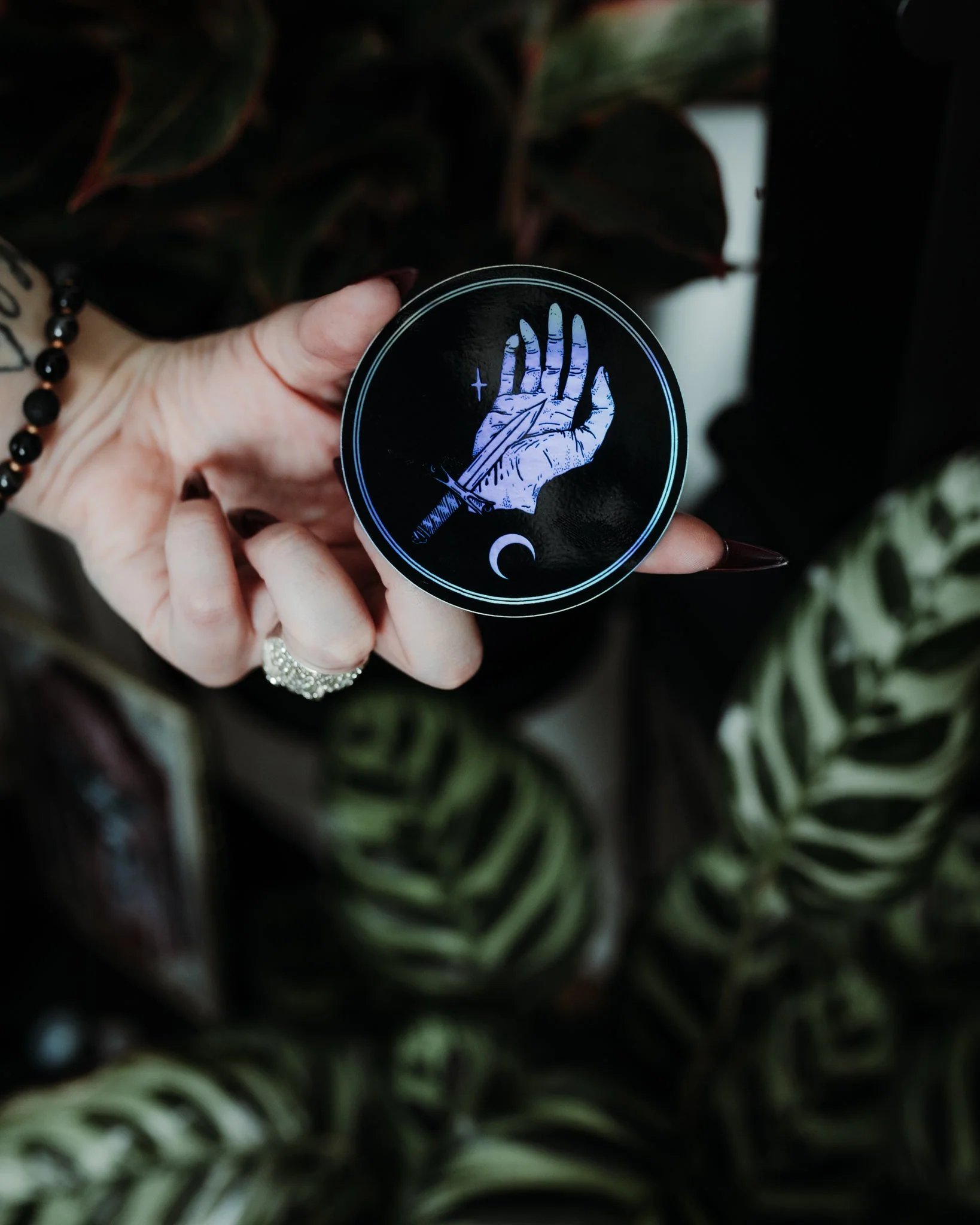 Blood Oath Holographic Vinyl Sticker - Image 2