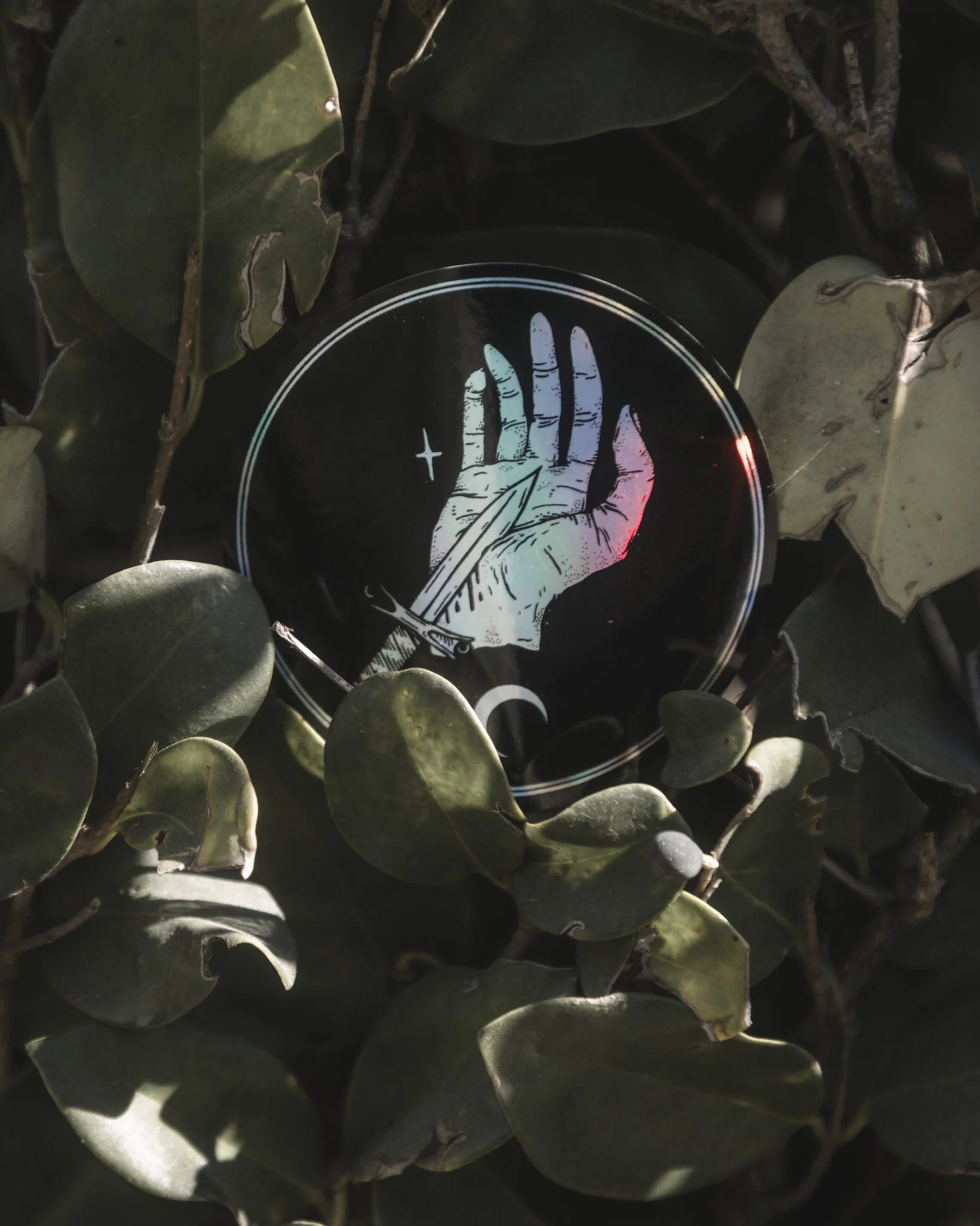 Blood Oath Holographic Vinyl Sticker - Image 3