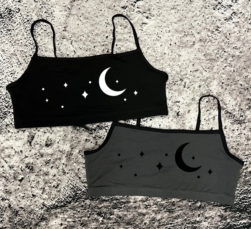 Bra Top - Moon & stars