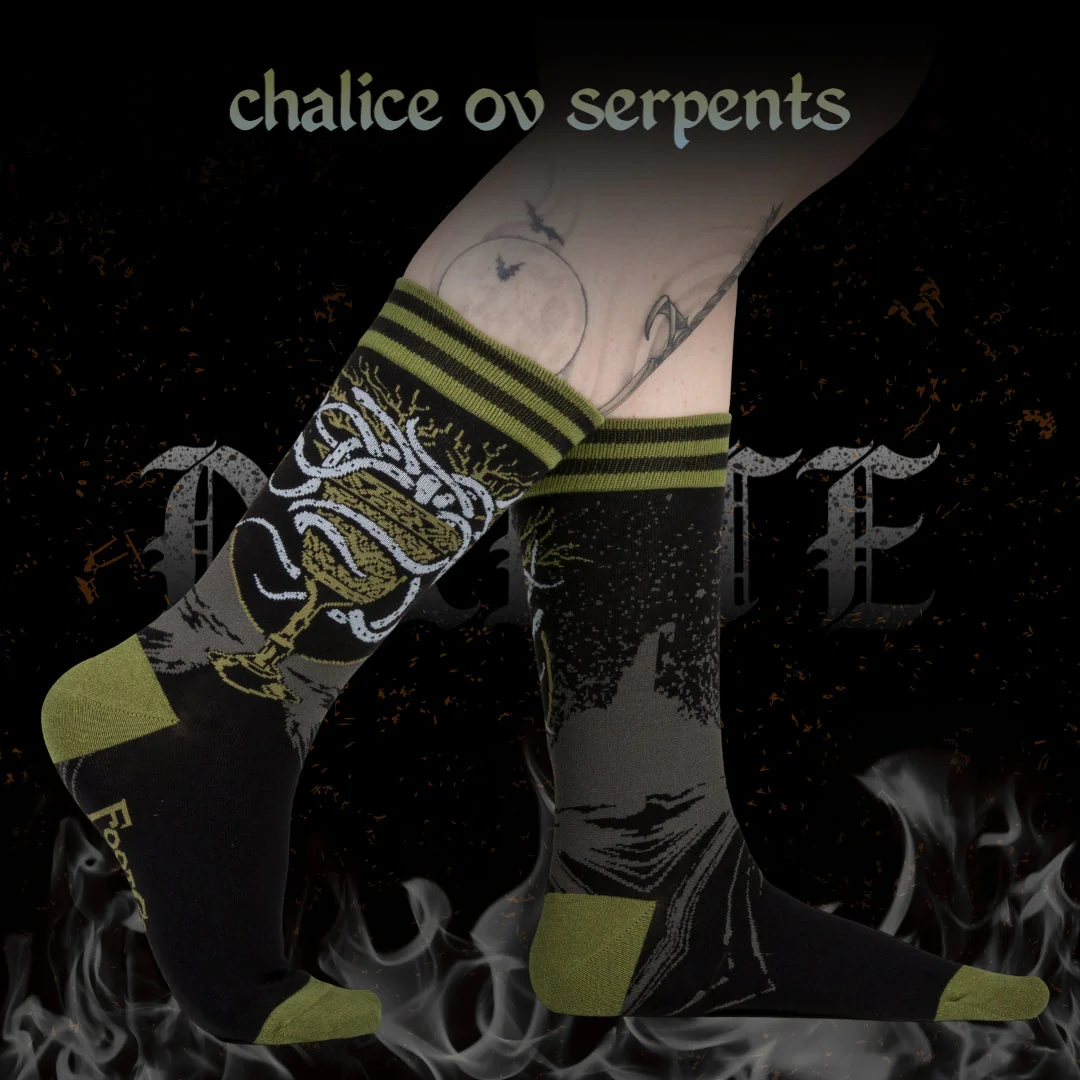 Chalice ov Serpents Crew Socks - Image 10