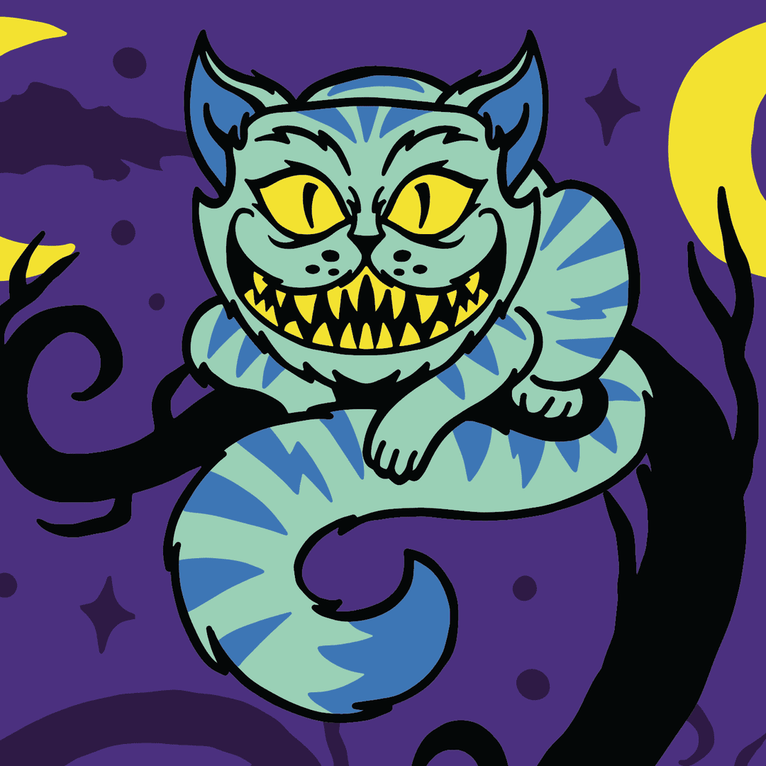 Cheshire Cat Crew Socks - Image 10