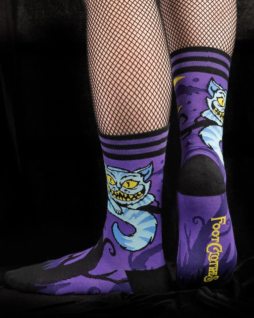 Cheshire Cat Crew Socks - Image 4