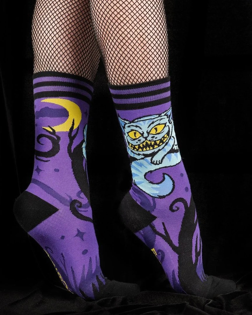 Cheshire Cat Crew Socks - Image 5