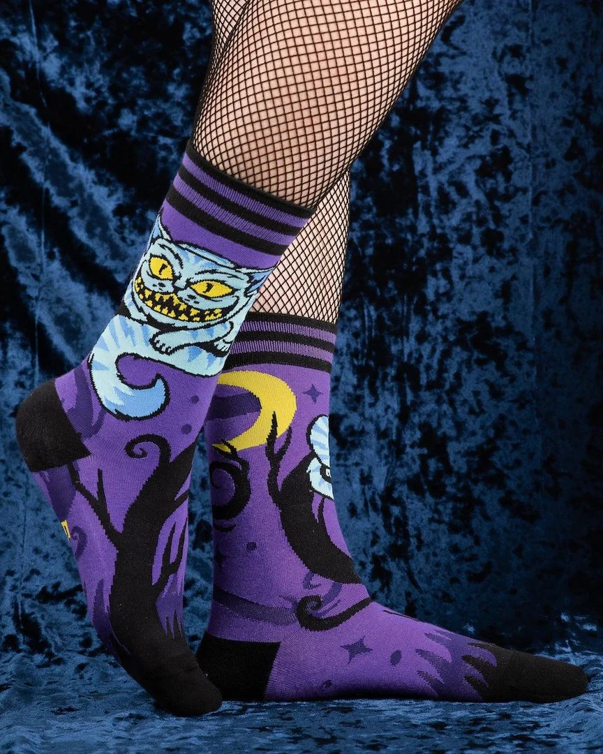 Cheshire Cat Crew Socks - Image 6