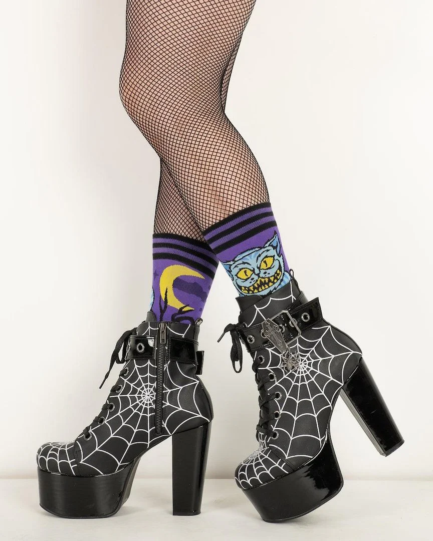 Cheshire Cat Crew Socks - Image 7