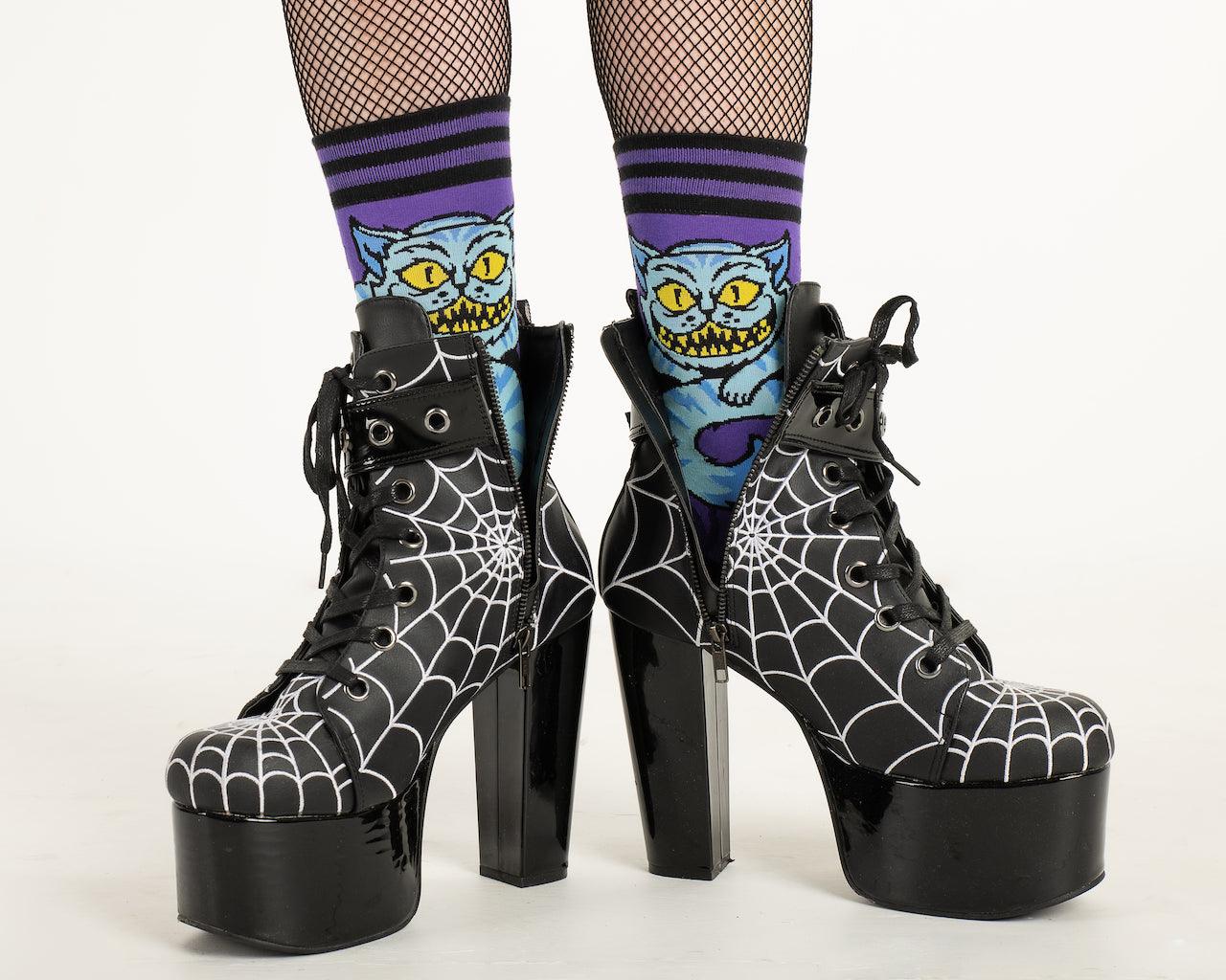 Cheshire Cat Crew Socks - Image 8
