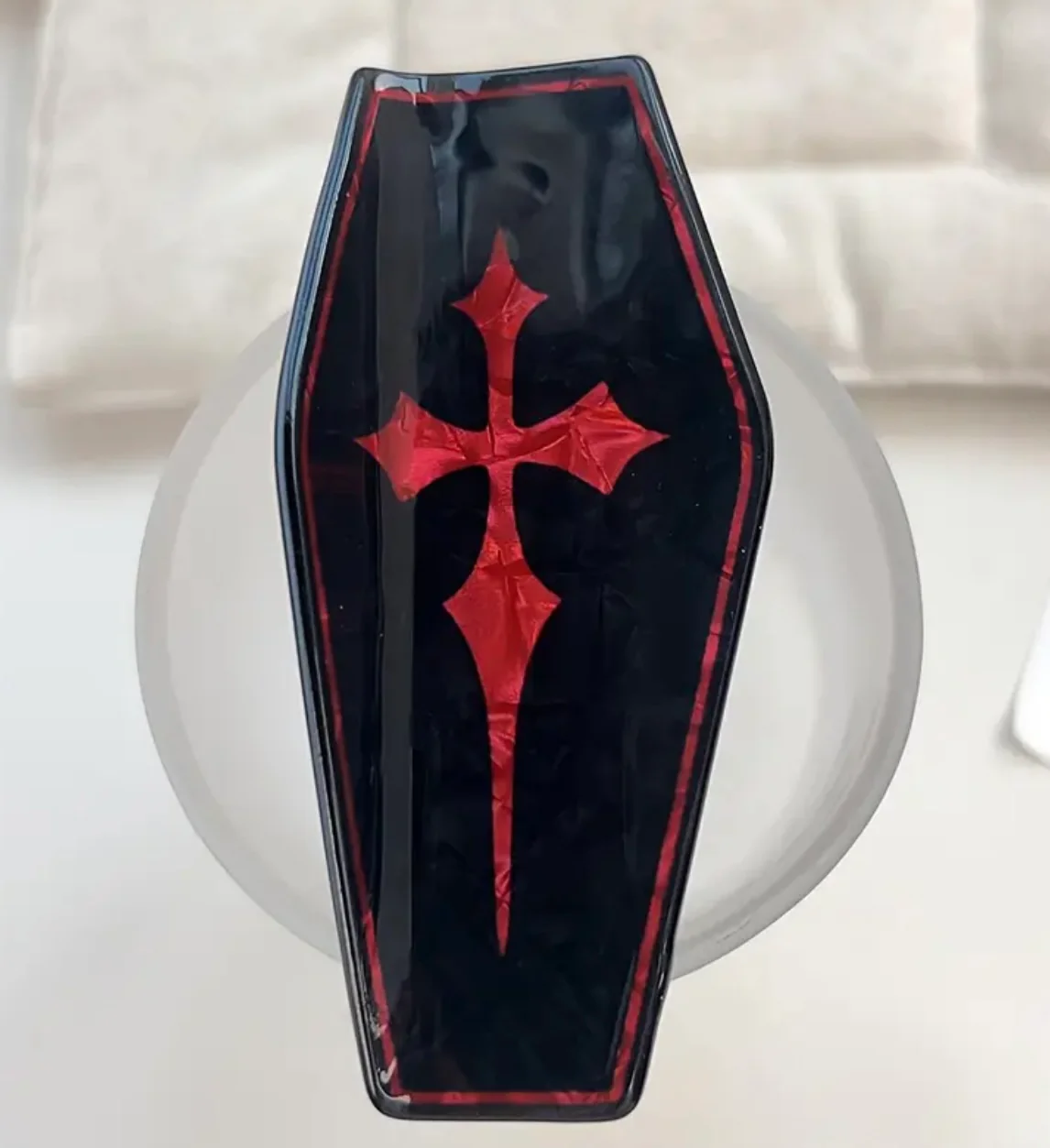 Coffin Hair Clip - READY TO SHIP