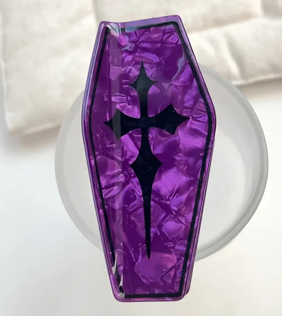 Coffin Hair Clip - READY TO SHIP - Image 2