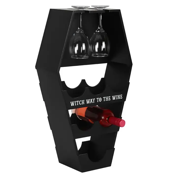 Coffin Wine Shelf -  READY TO SHIP