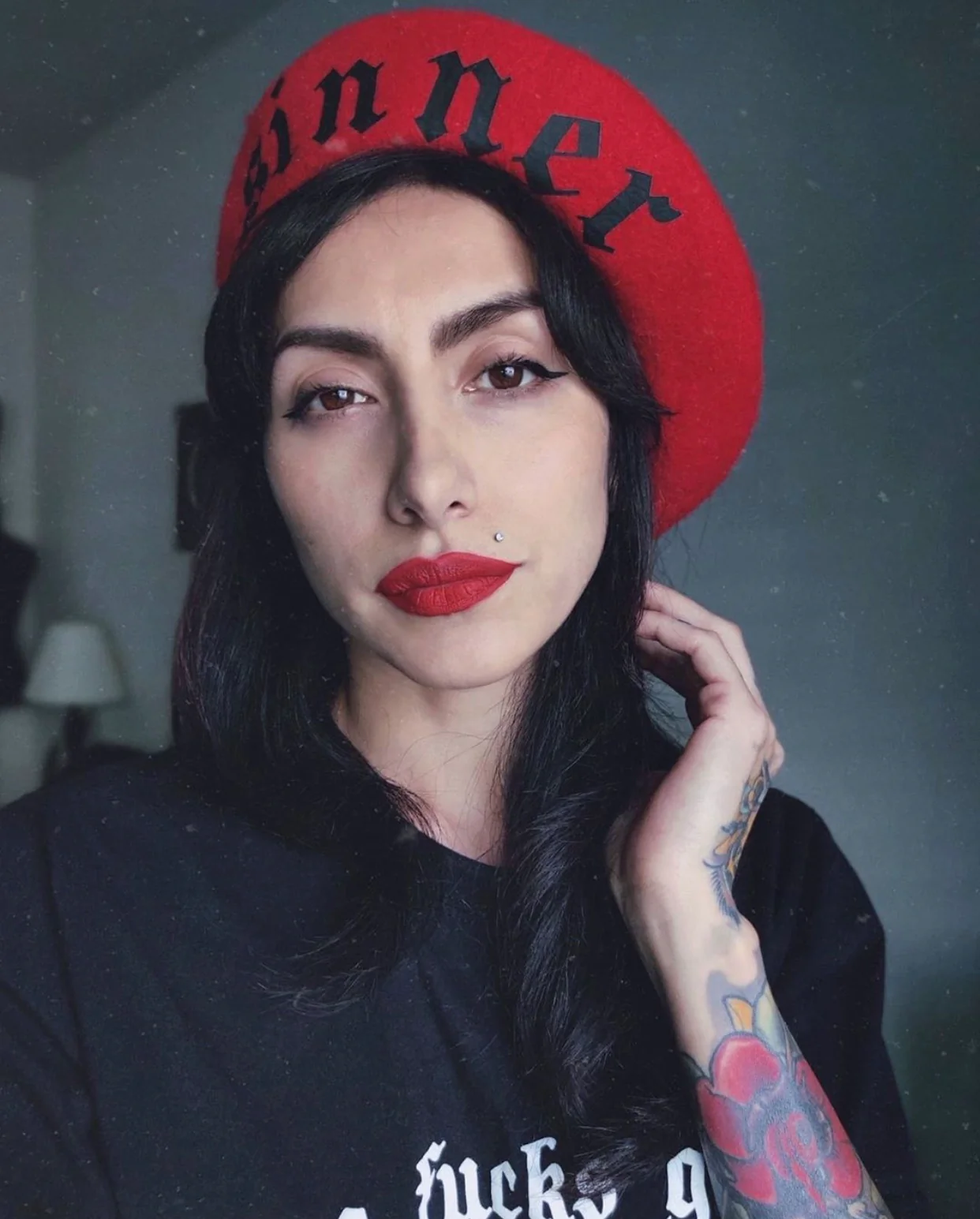 Vegan Beret - Sinner - Image 4