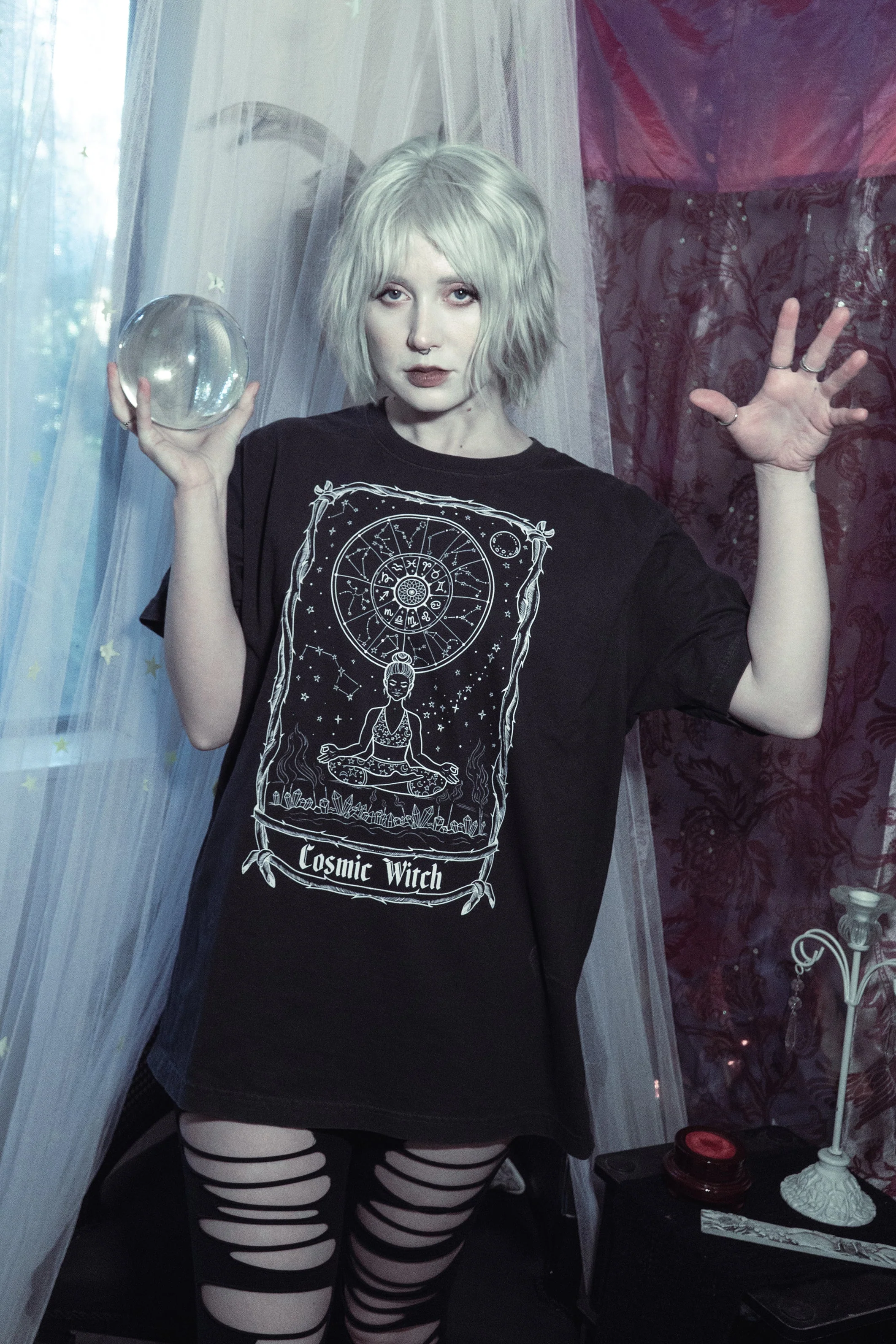 Cosmic Witch Tee - Image 4