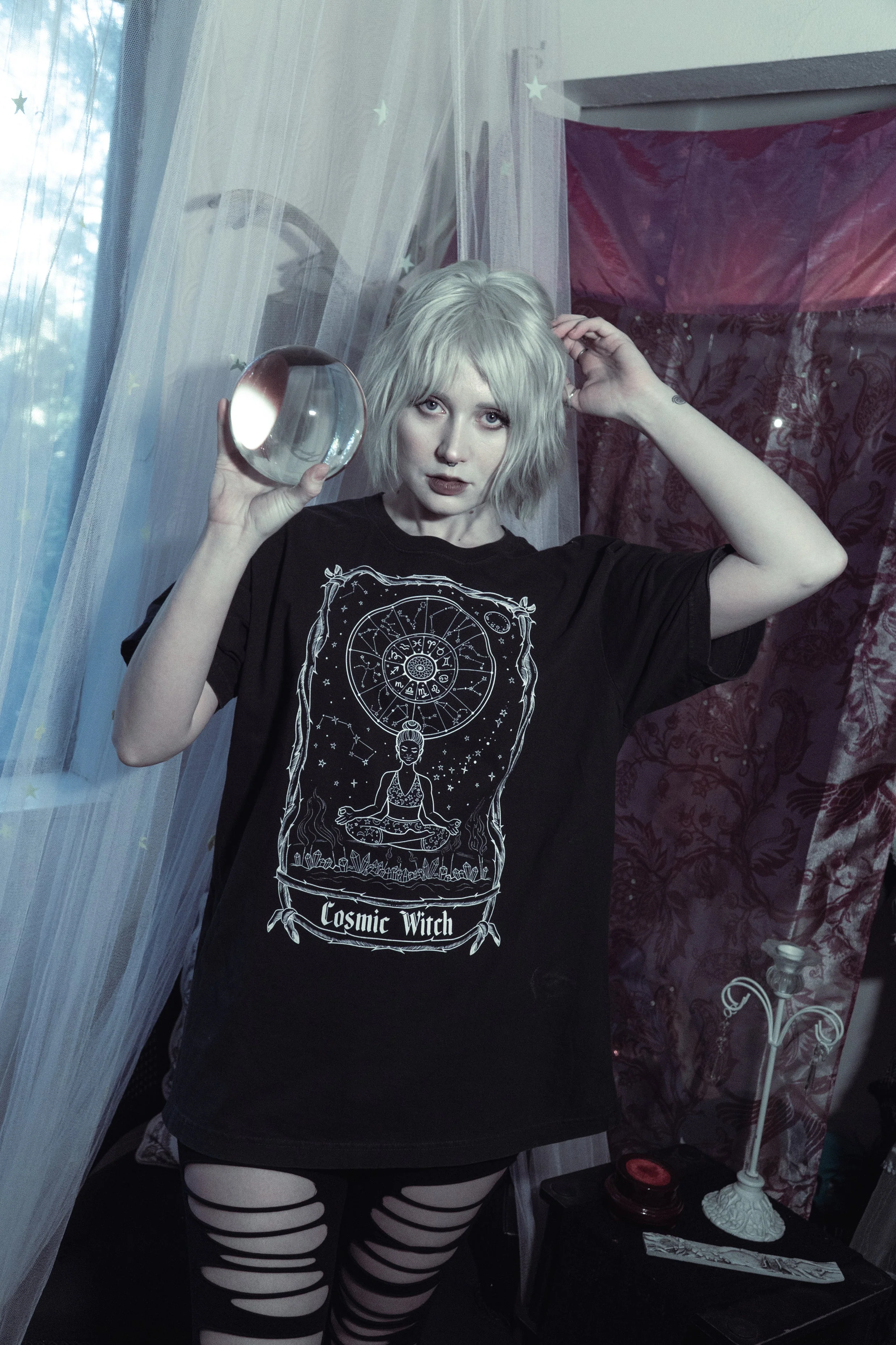 Cosmic Witch Tee - Image 5