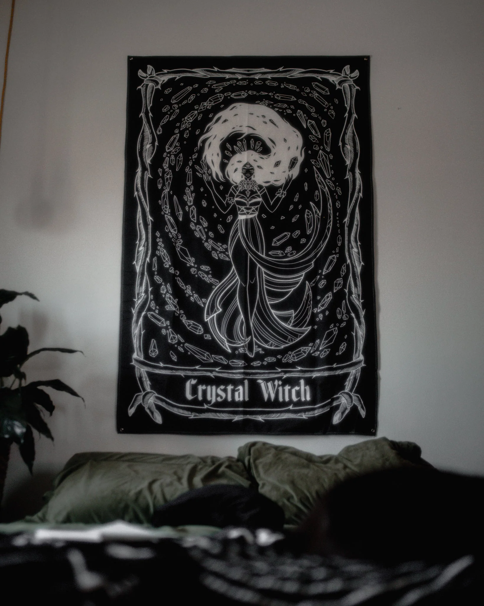 Crystal Witch Wall Tapestry - Image 2