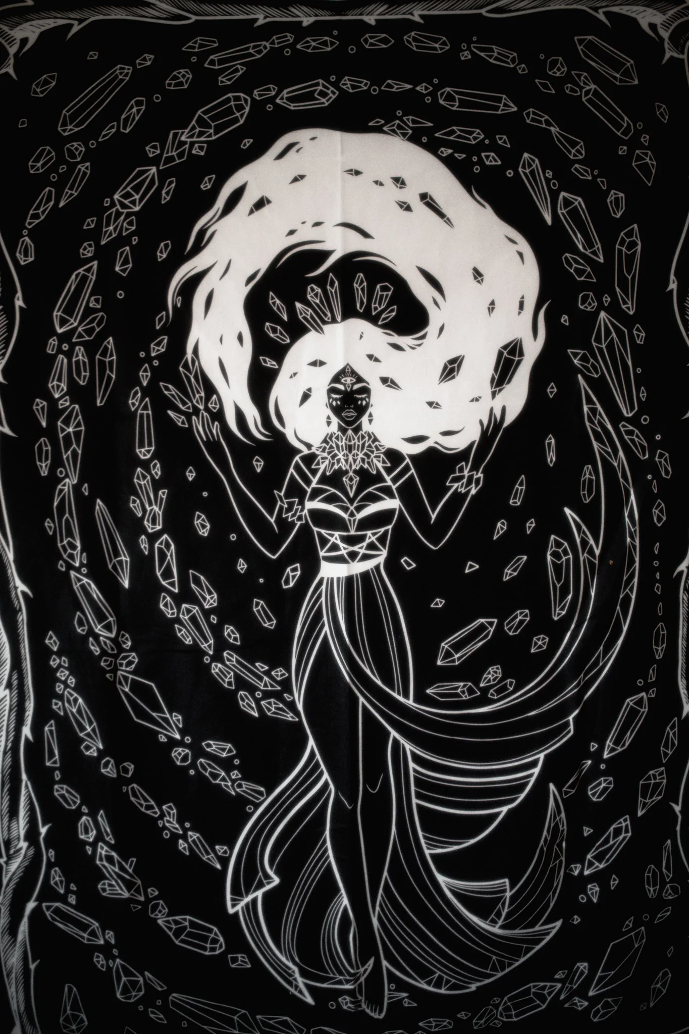 Crystal Witch Wall Tapestry - Image 4