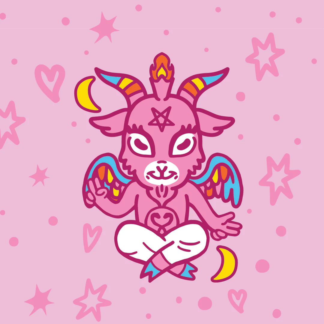 Cute Baphomet Ankle Socks - Image 10