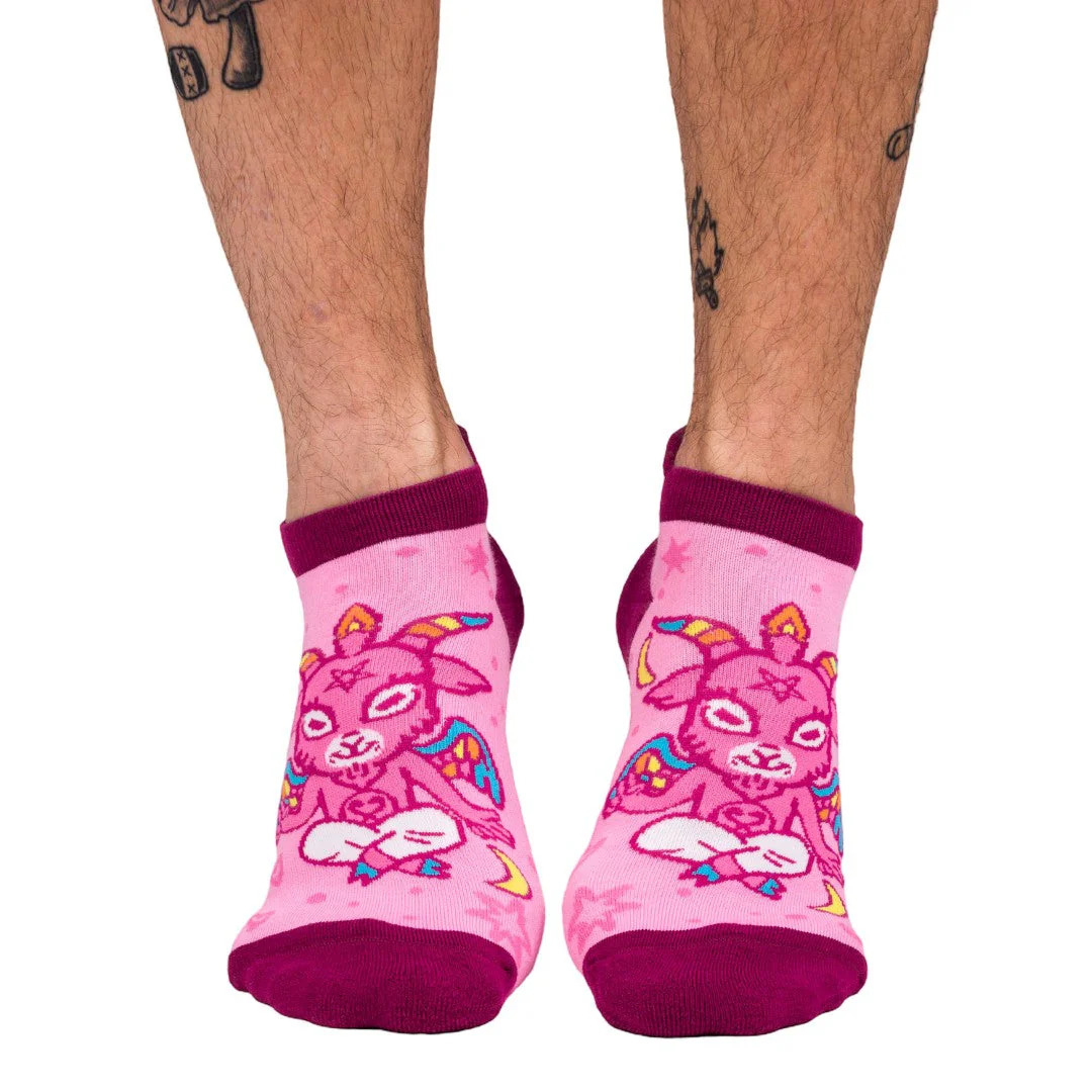Cute Baphomet Ankle Socks - Image 3