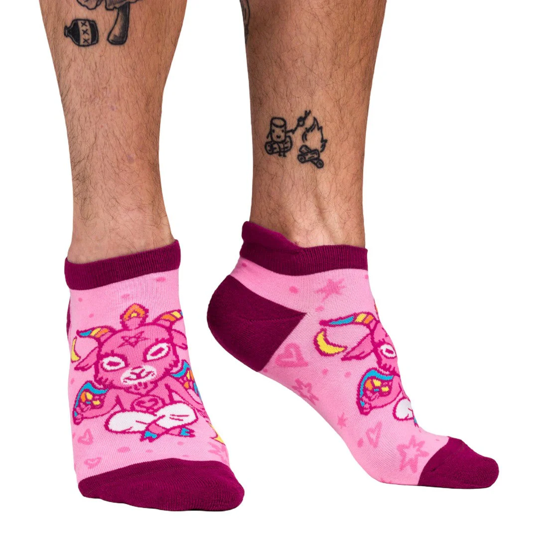 Cute Baphomet Ankle Socks - Image 5
