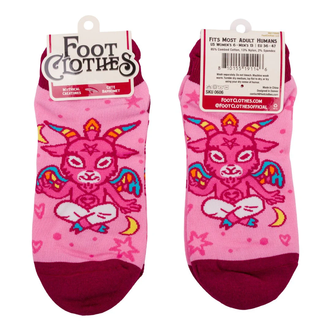 Cute Baphomet Ankle Socks - Image 9