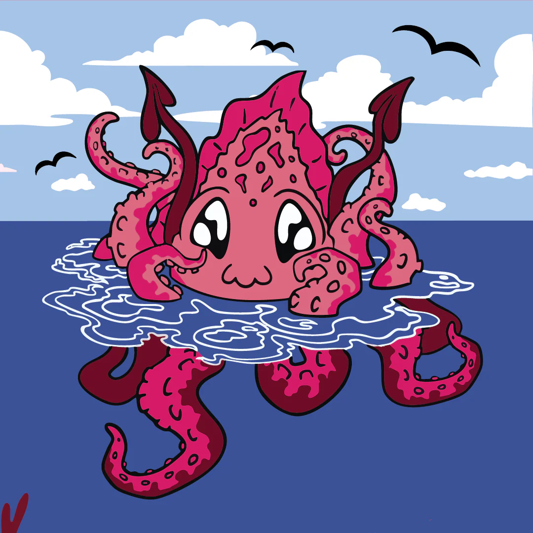 Cute Kraken Crew Socks - Image 10