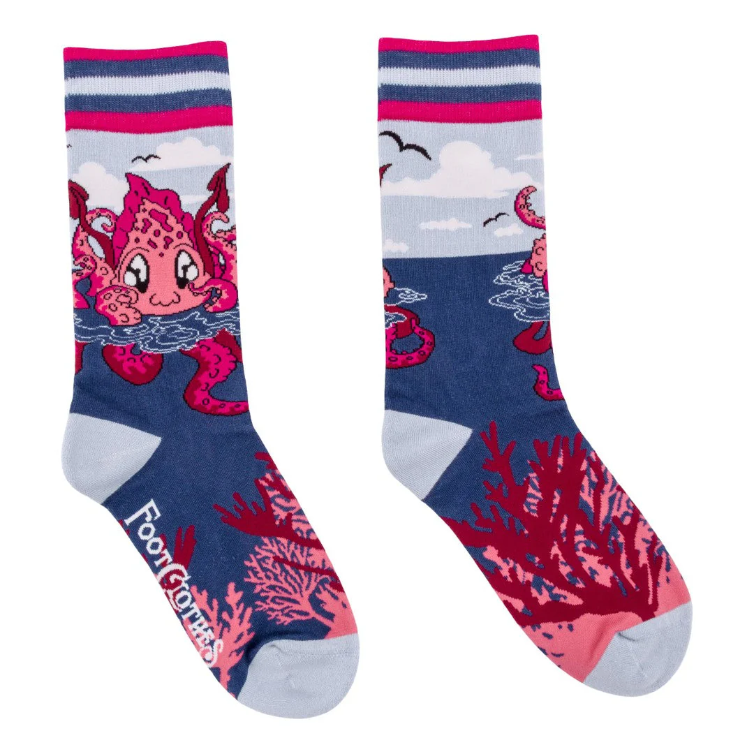 Cute Kraken Crew Socks - Image 2