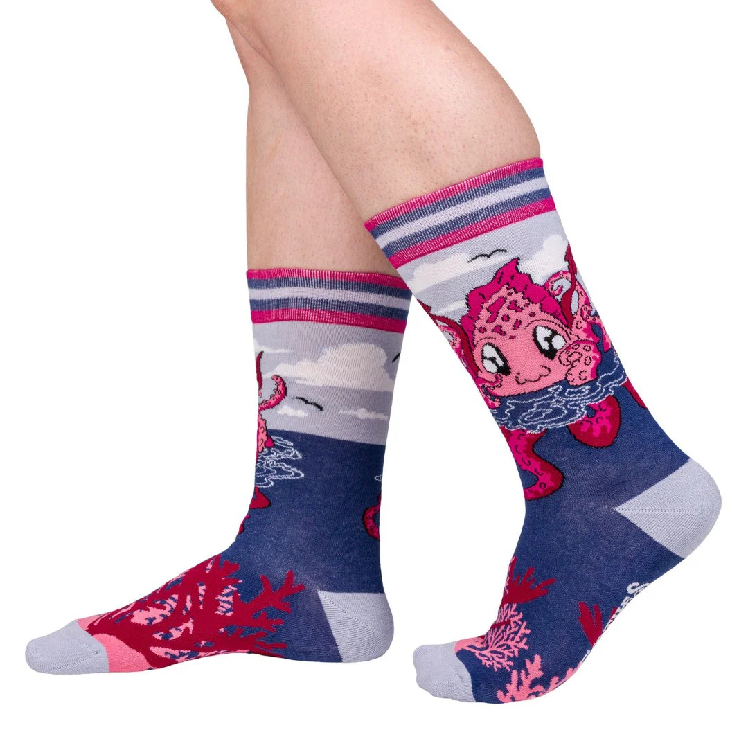 Cute Kraken Crew Socks - Image 4