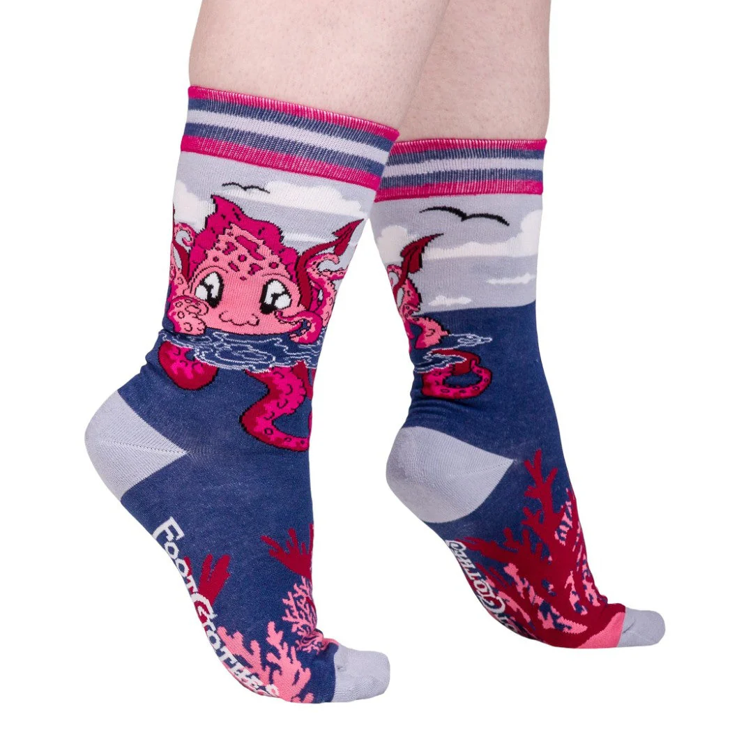Cute Kraken Crew Socks - Image 8