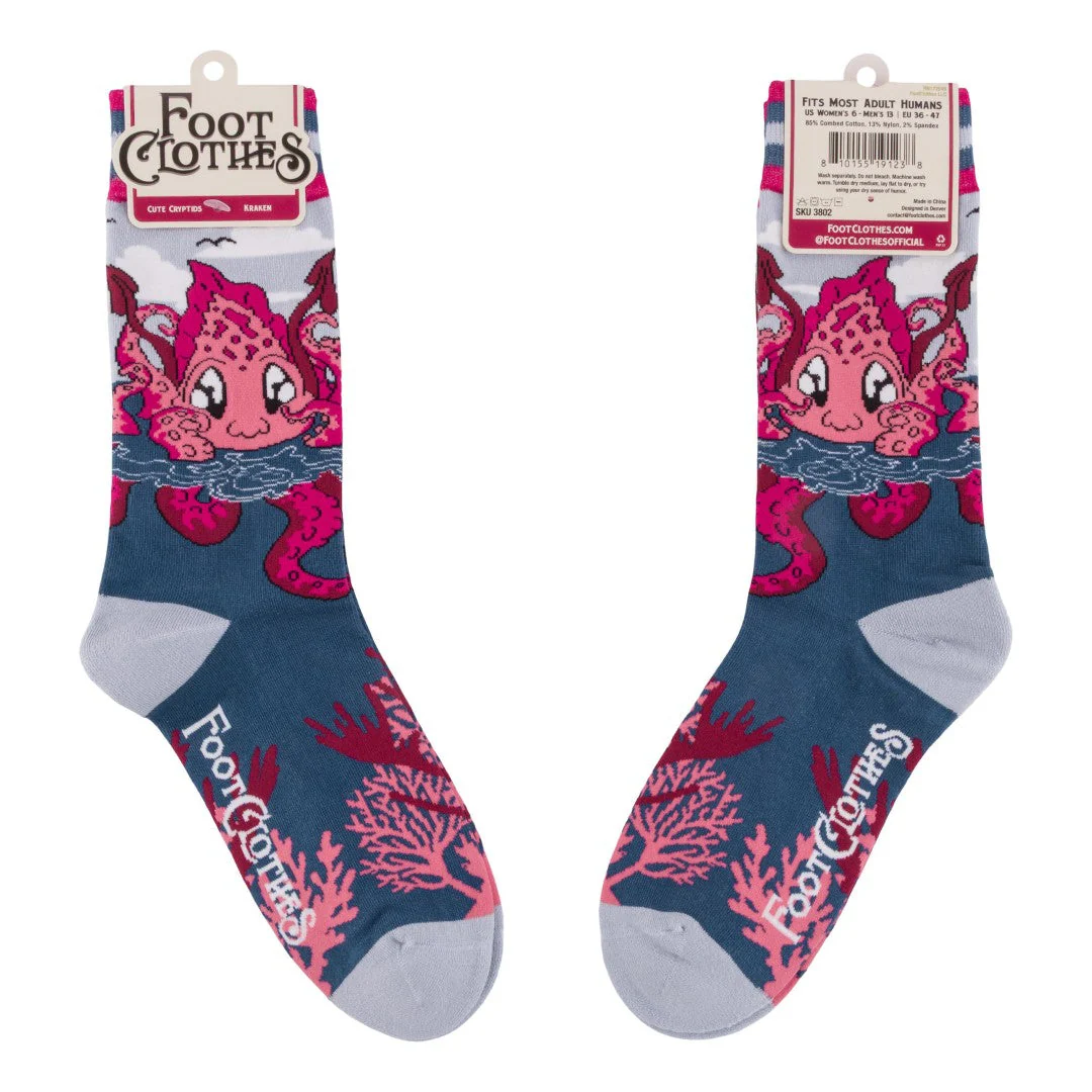 Cute Kraken Crew Socks - Image 9