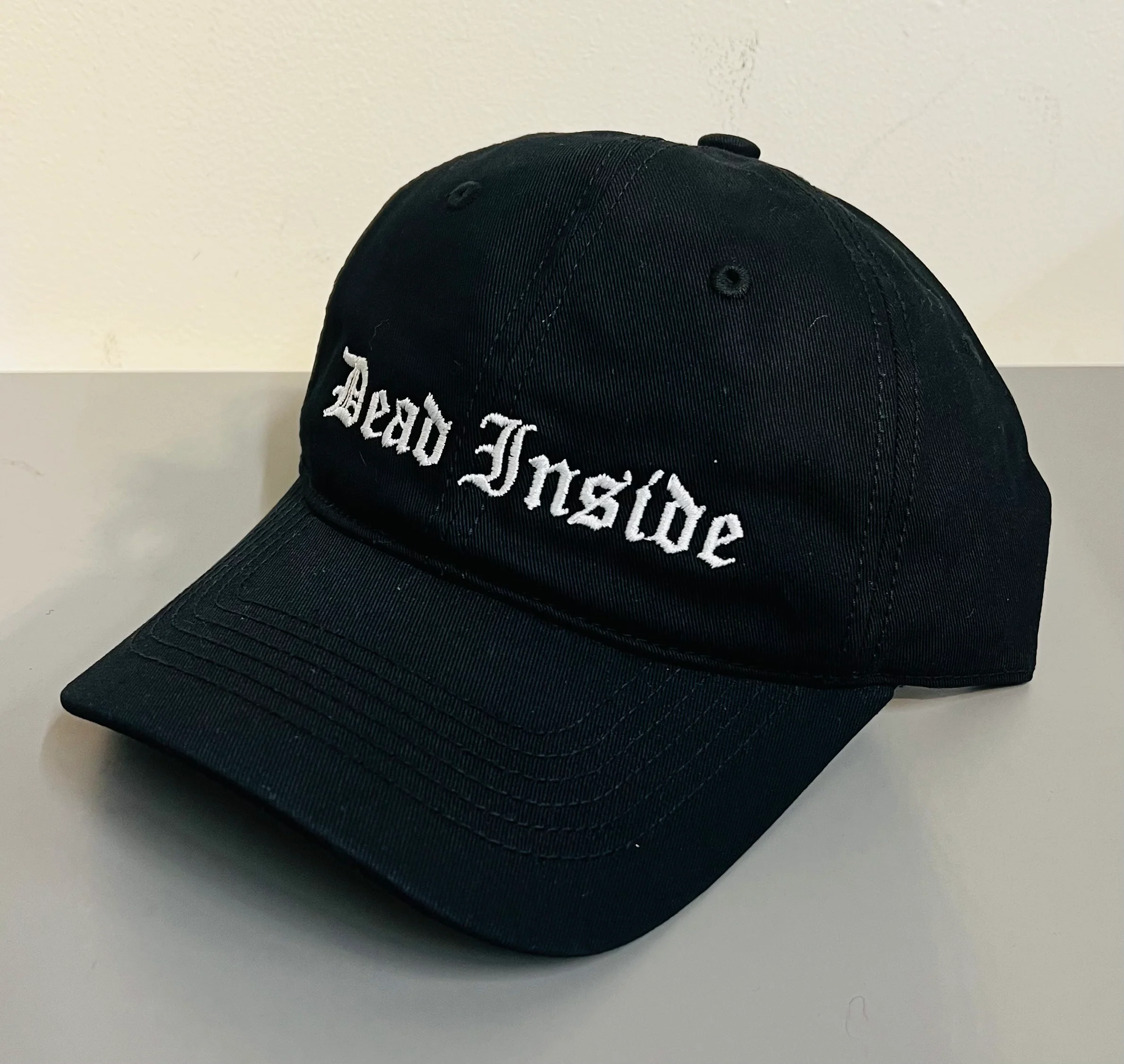 Dead Inside - Embroidered Dad Hat - READY TO SHIP