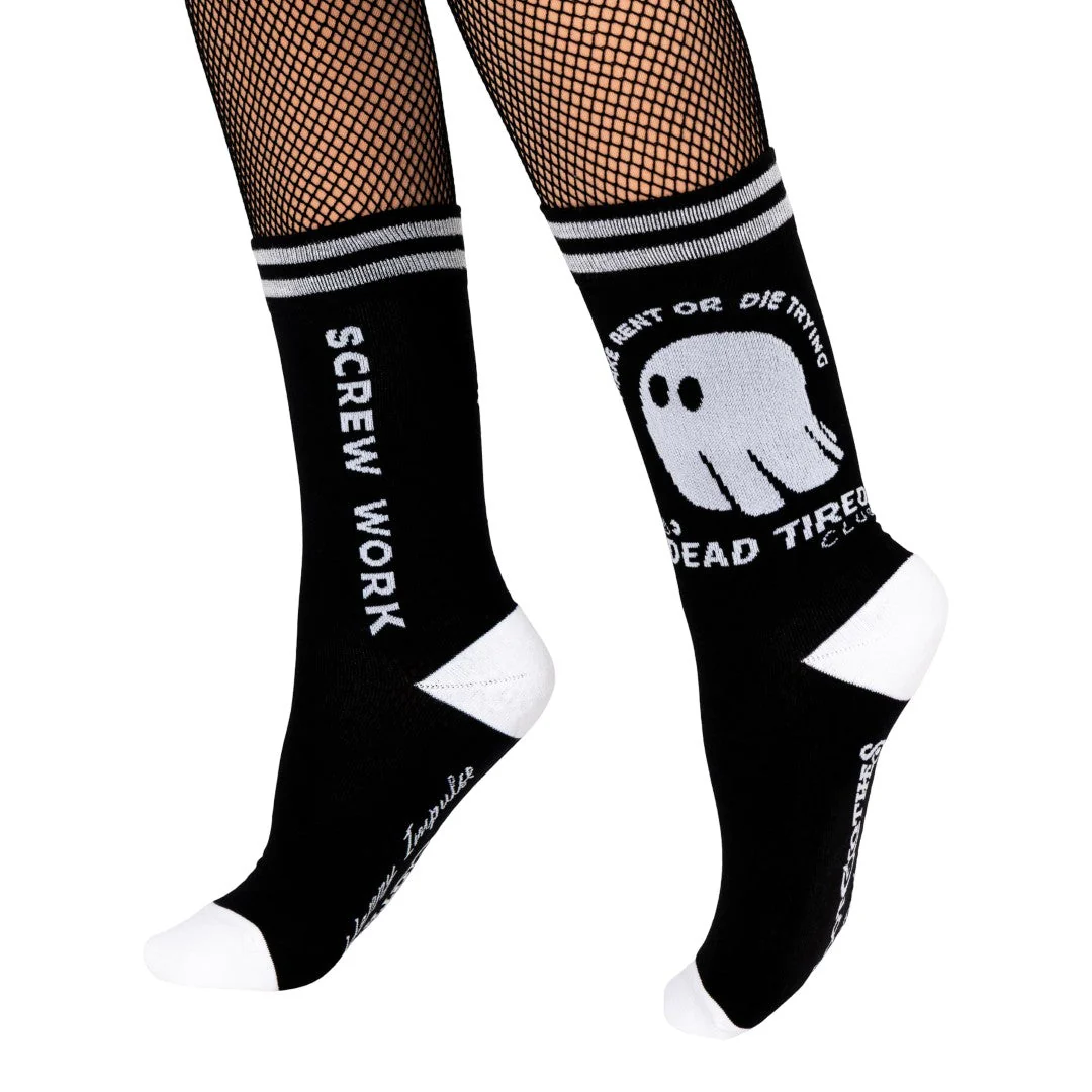 Dead Tired Crew Socks - Image 2