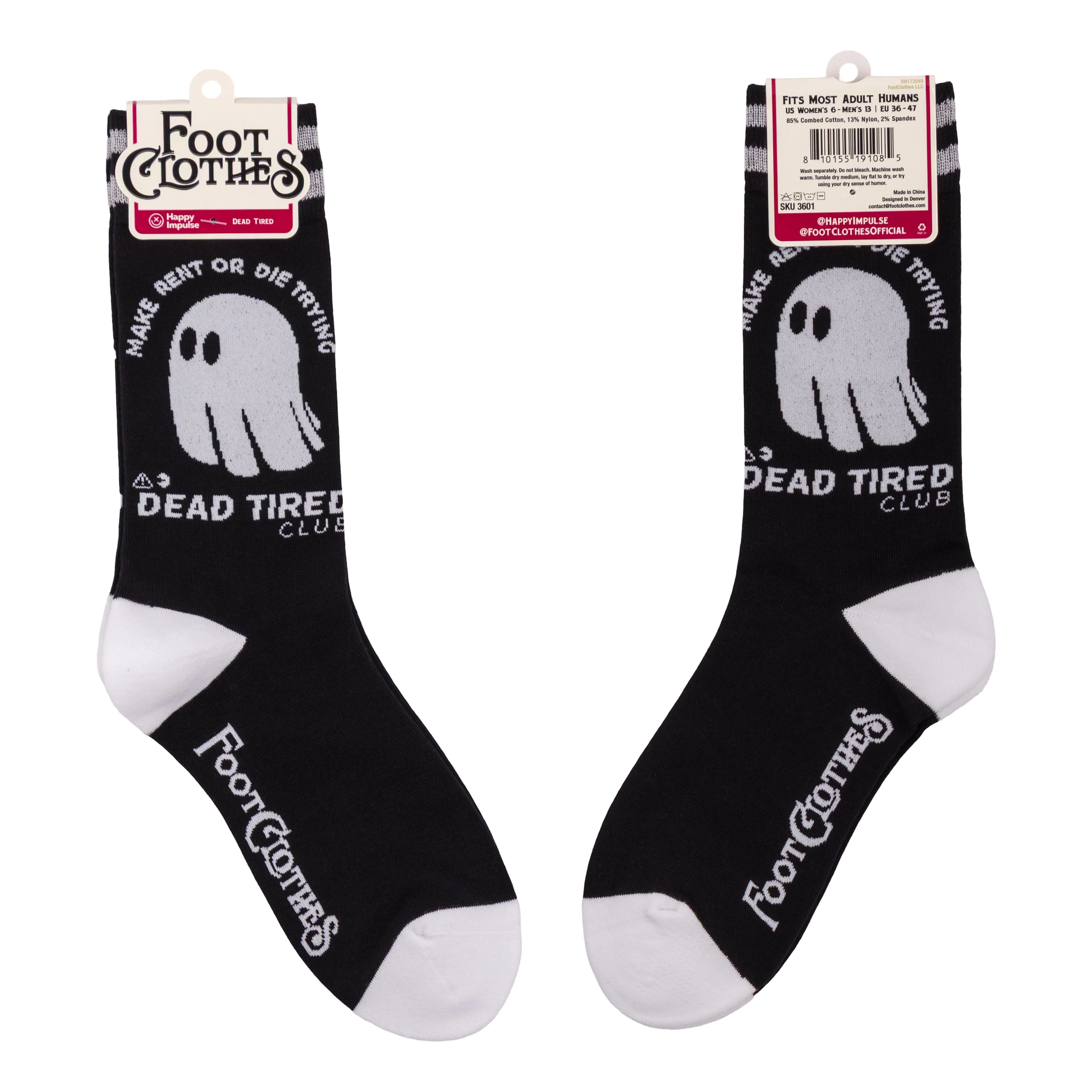 Dead Tired Crew Socks - Image 9