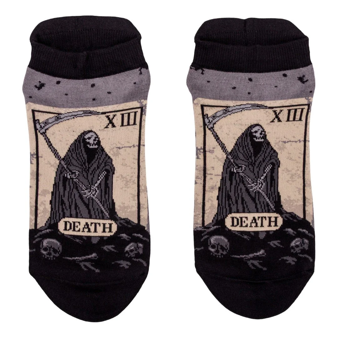 Death Tarot Card Ankle and Crew Sock Pack | 2 Designs - Image 6
