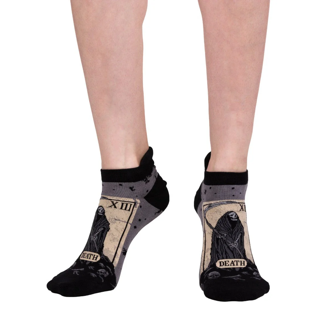 Death Tarot Card Ankle Socks - Image 4