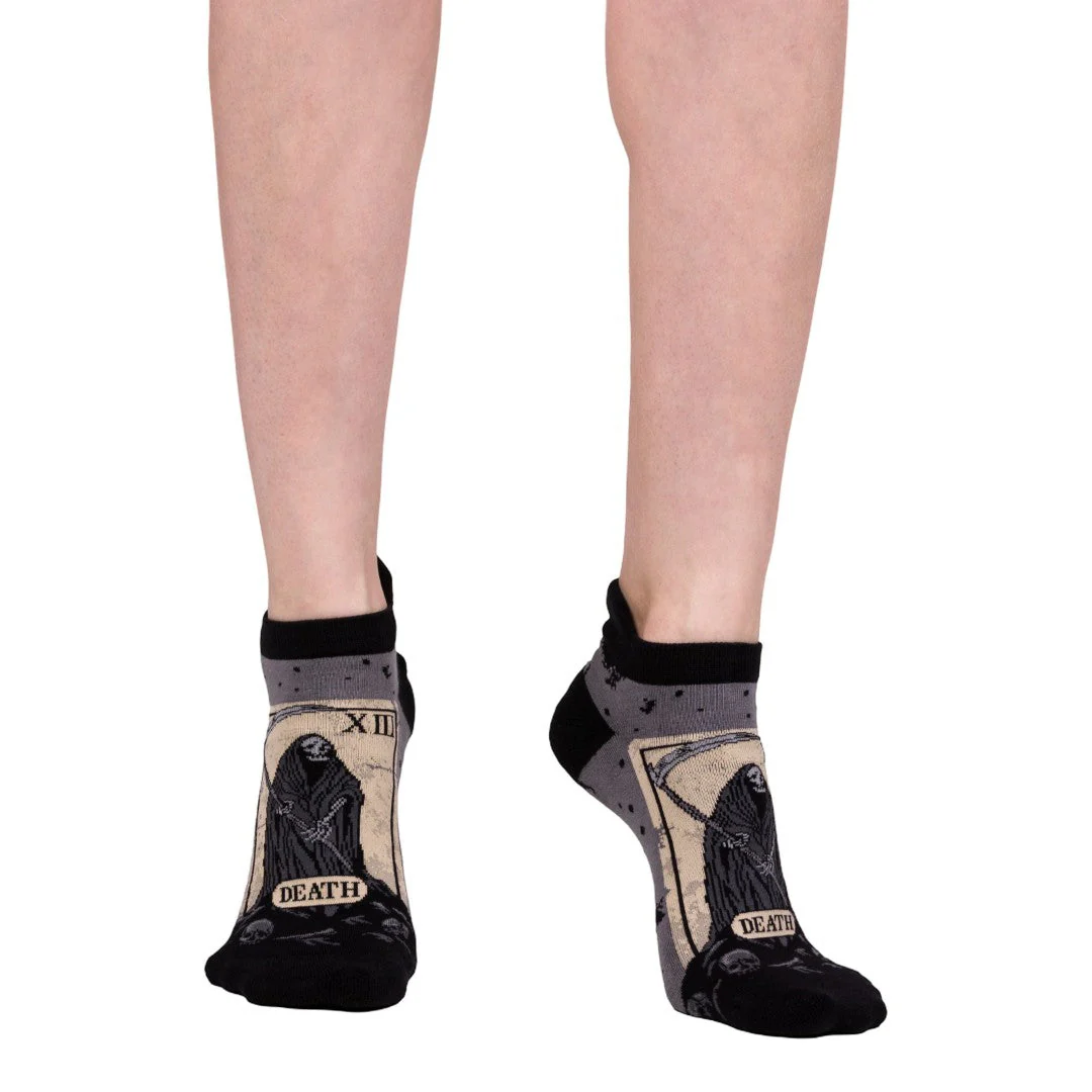 Death Tarot Card Ankle Socks - Image 5