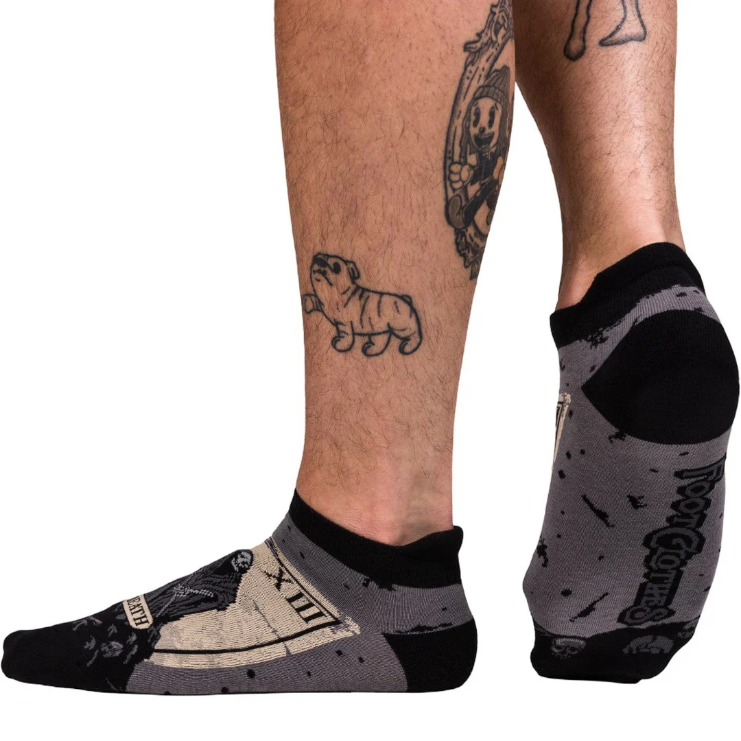 Death Tarot Card Ankle Socks - Image 6