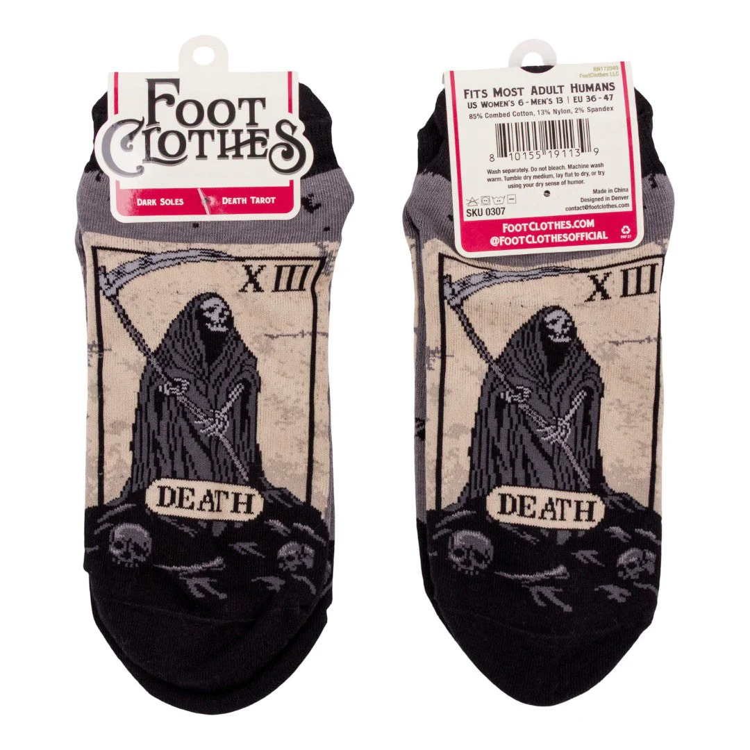 Death Tarot Card Ankle Socks - Image 8