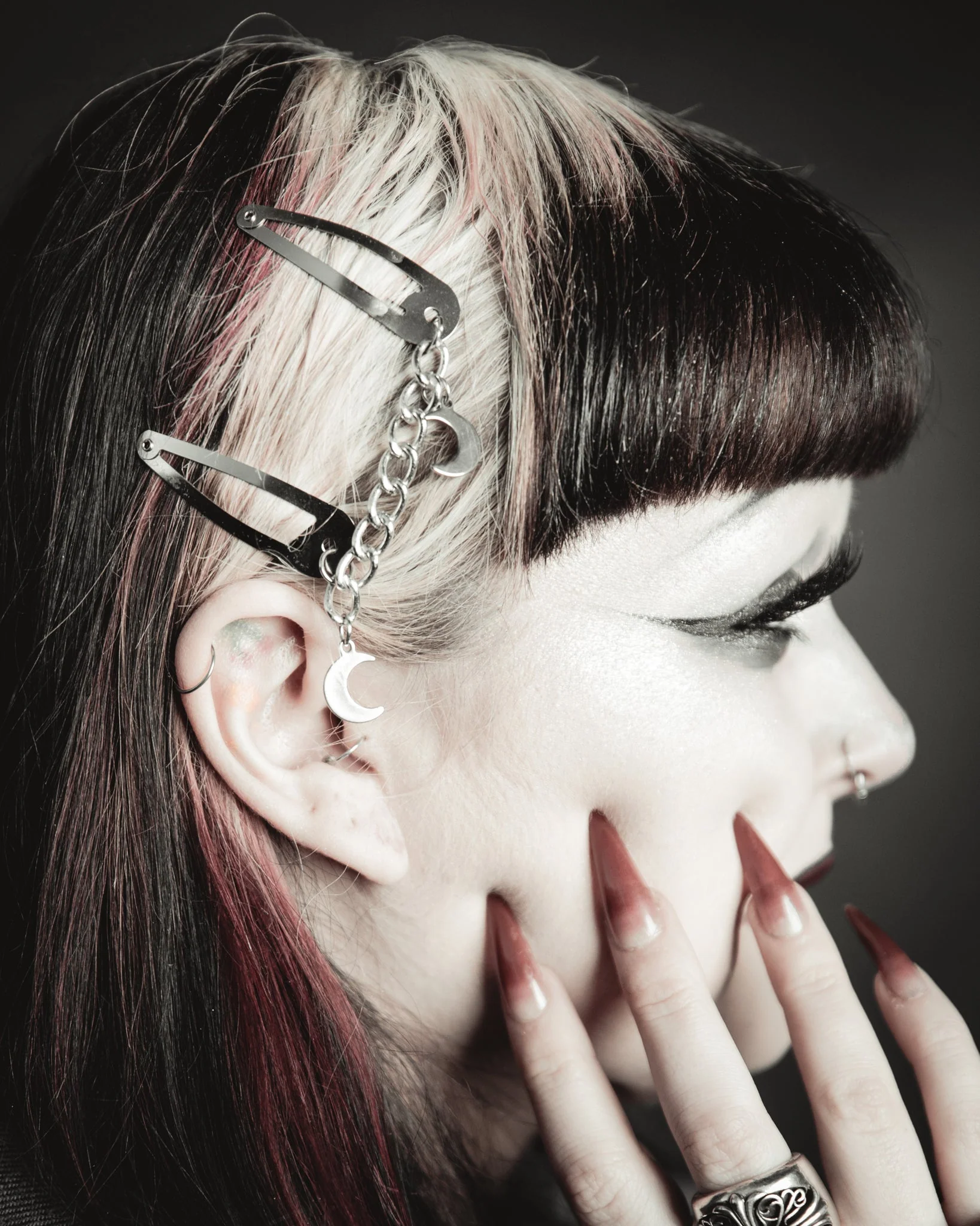 Double Moon Hair Clips - Image 5