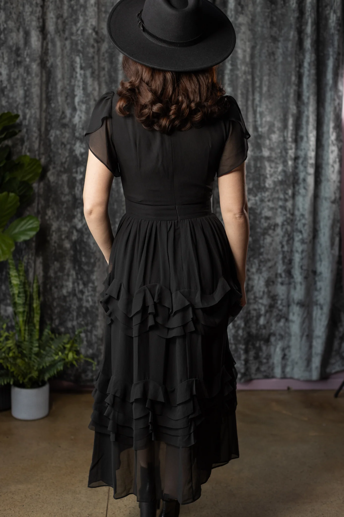 EDEN - 40s inspired dress with floral blooms - PRE-ORDER - Image 5